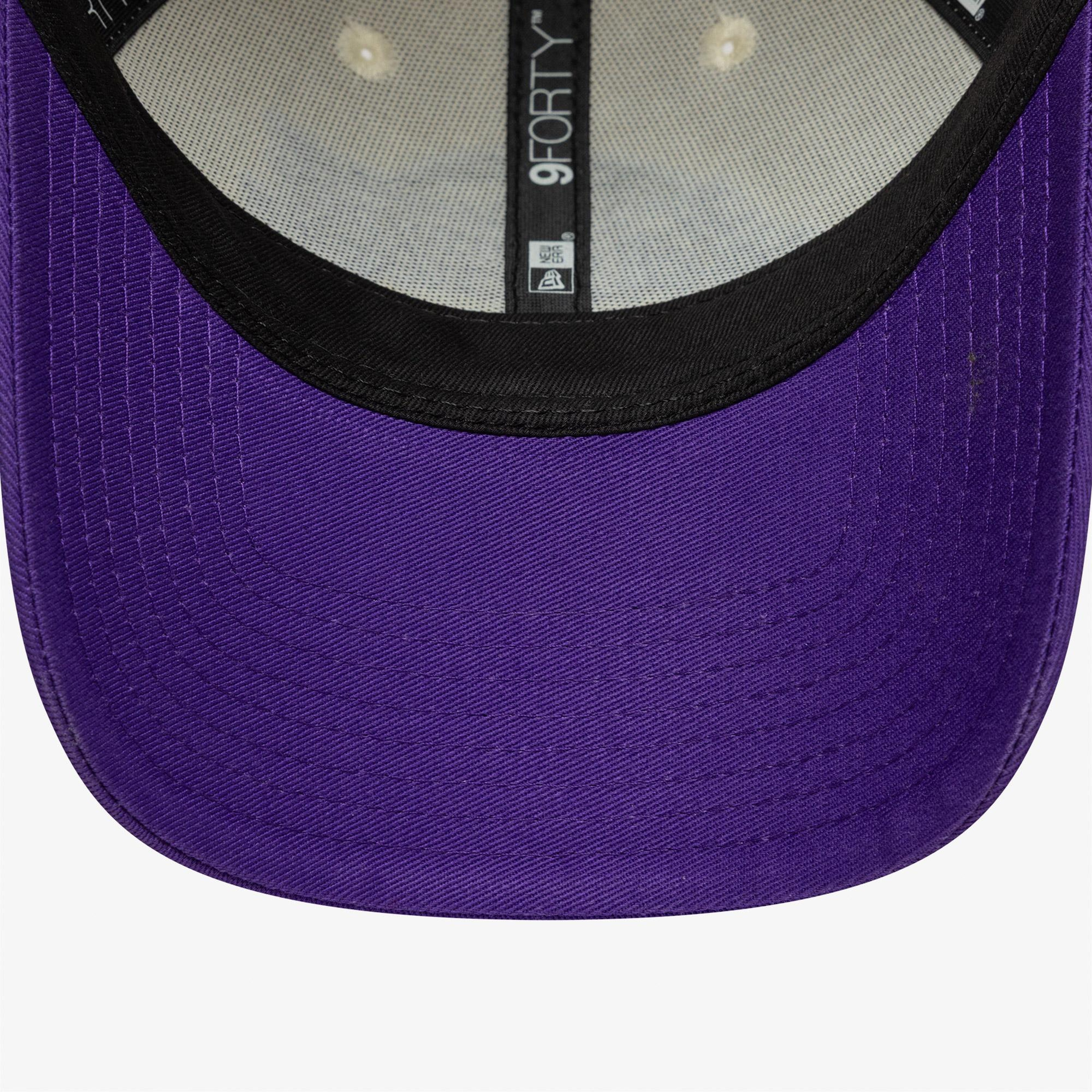 New Era Nba Colourblock 9Forty Los Angeles Lakers Unisex Bej Şapka