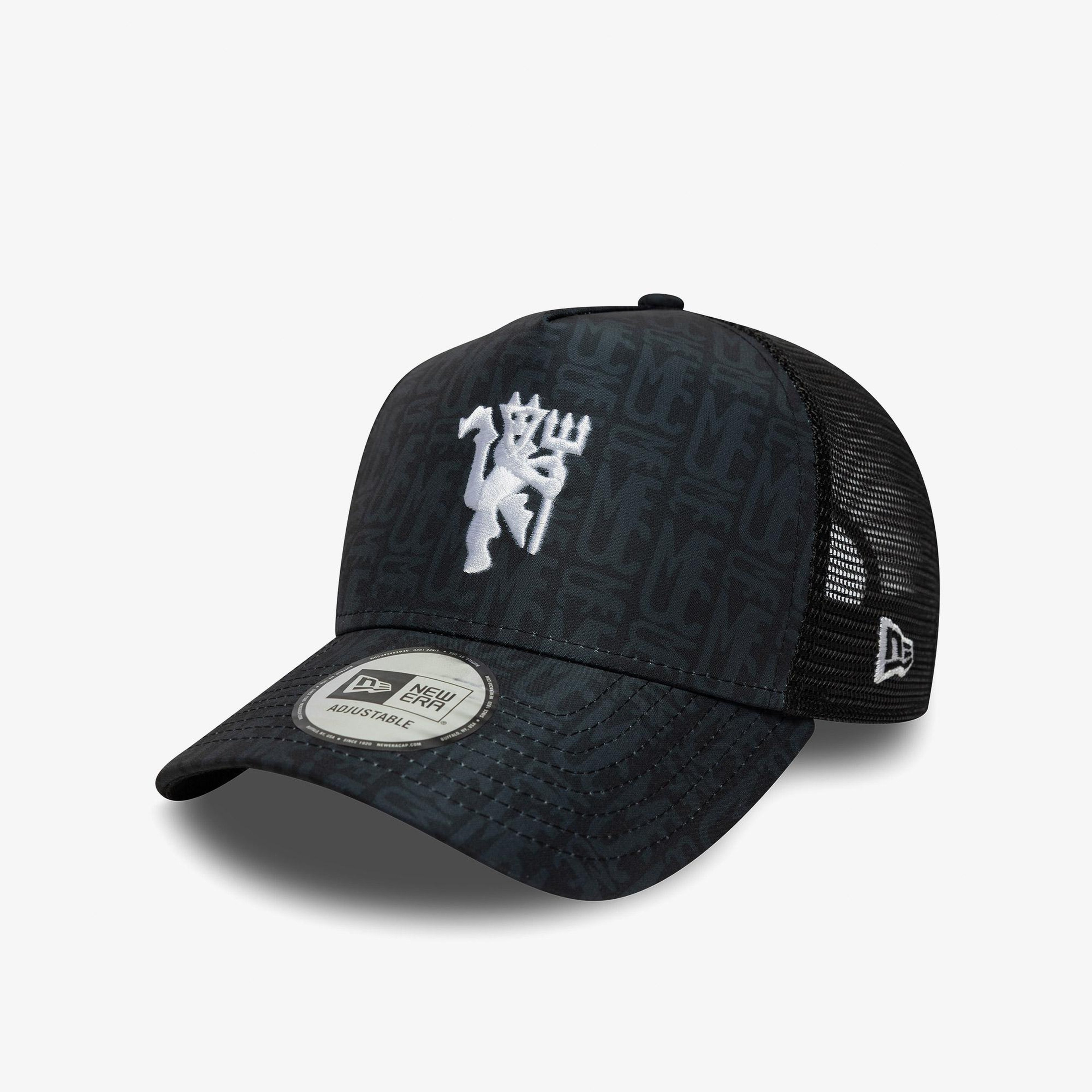 New Era Aop Trucker Manchester United Unisex Siyah Şapka
