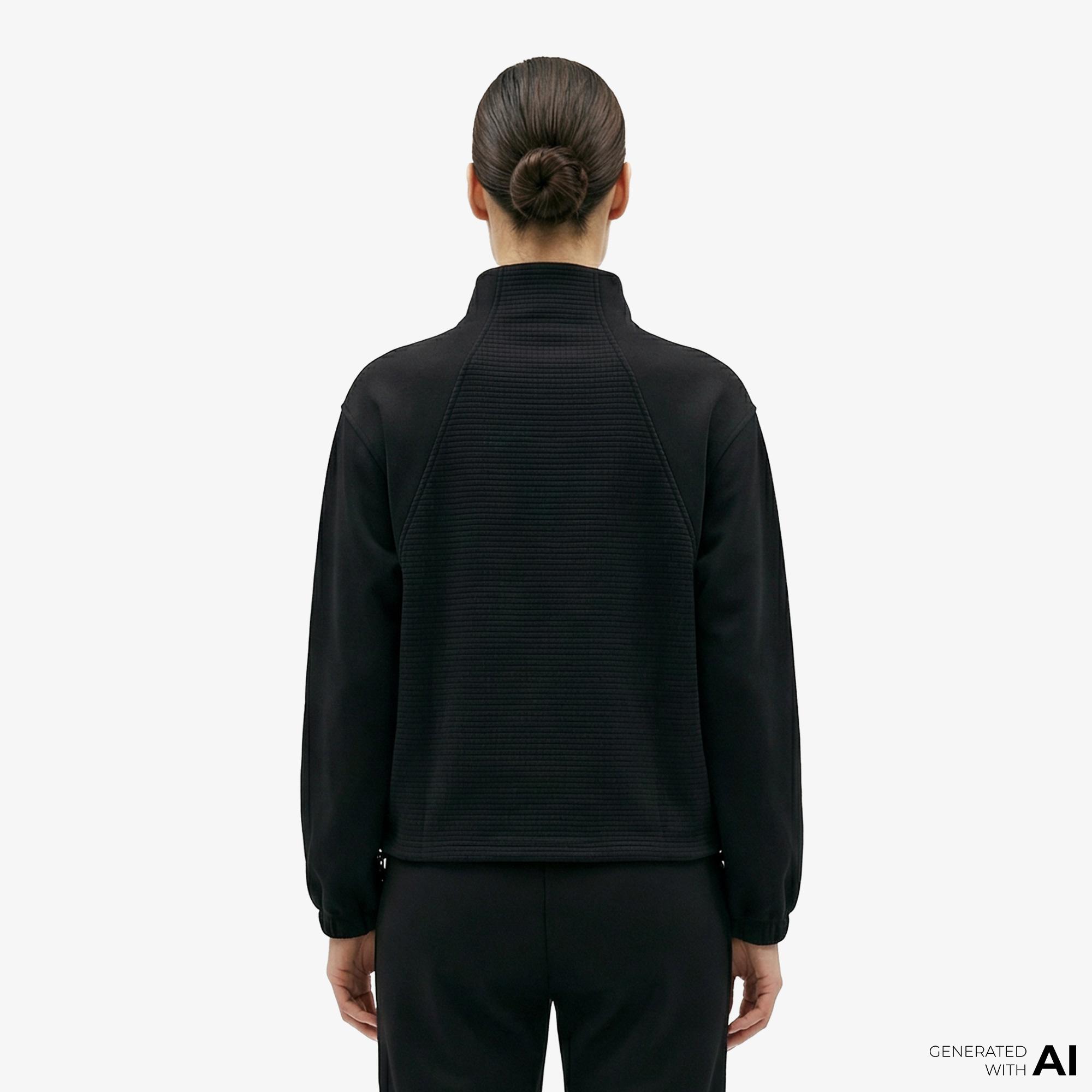 Anta Fearless Trip Kadın Siyah Sweatshirt