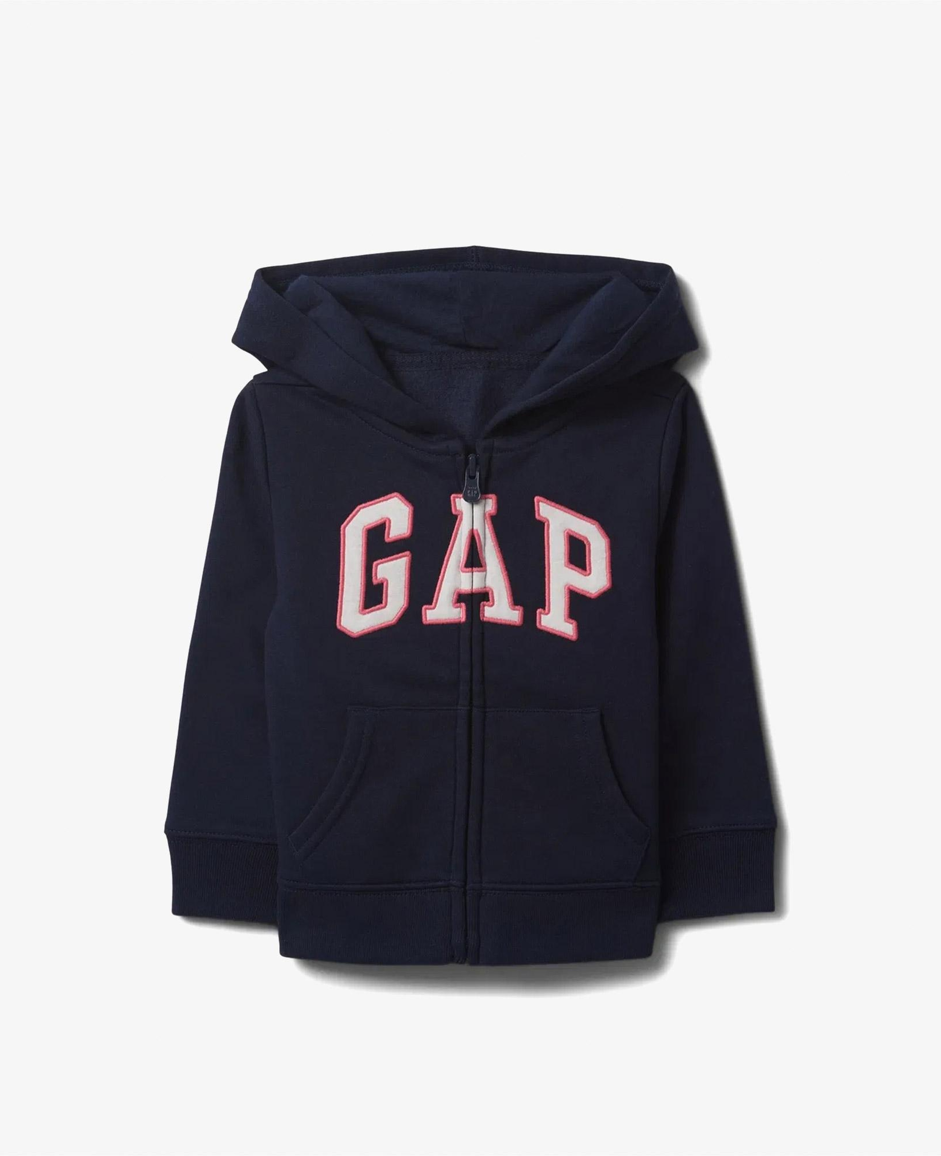 Gap V-Frch Logo Çocuk Lacivert Sweatshirt