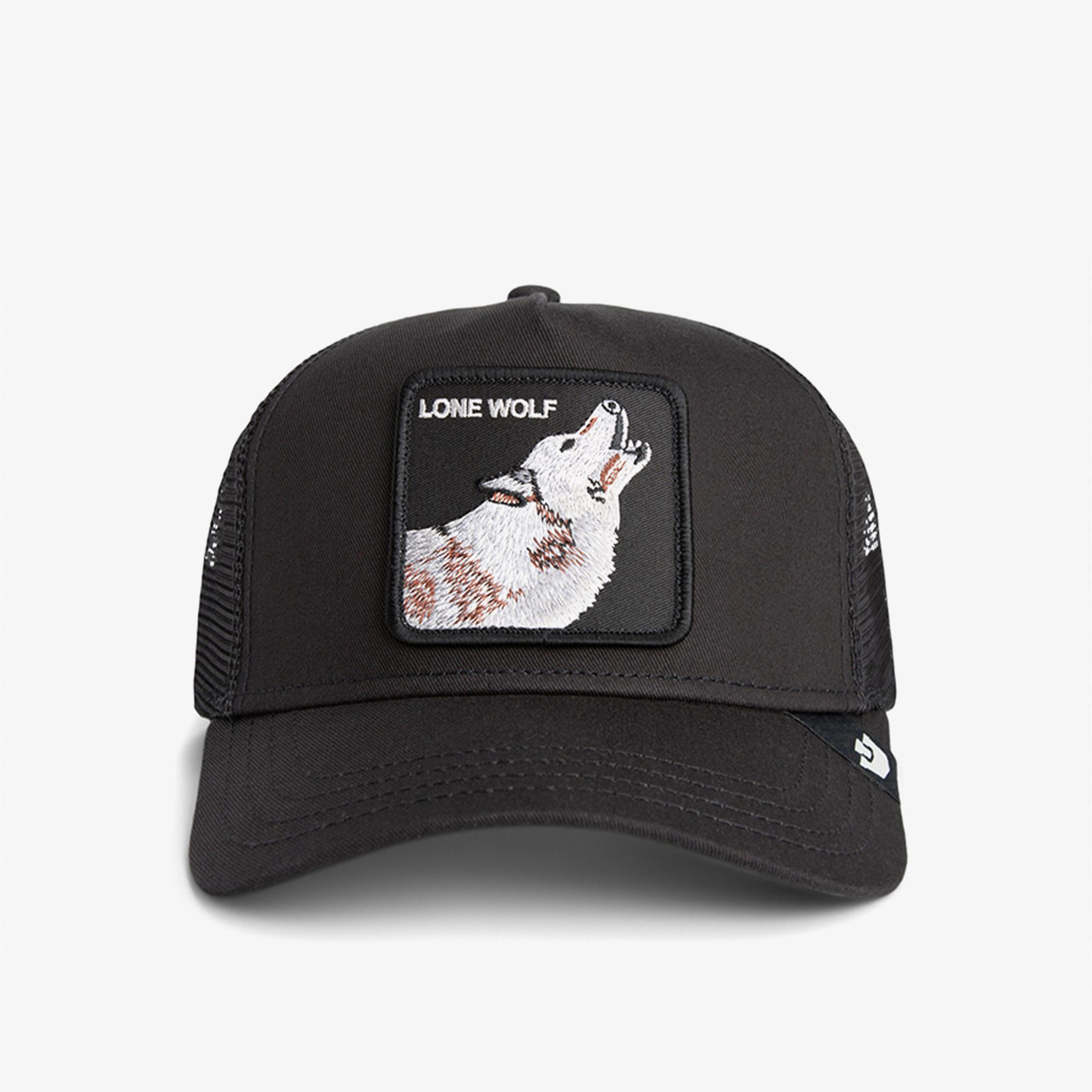 Goorin Bros Lone Wolf Trucker Unisex Siyah Şapka