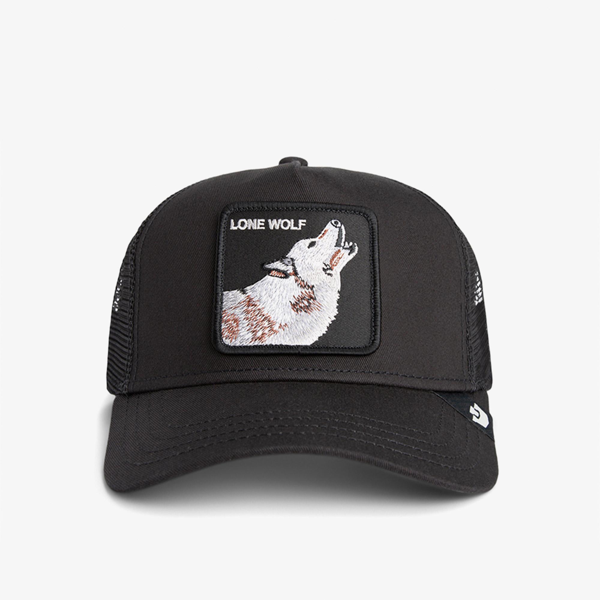 Goorin Bros Lone Wolf Trucker Unisex Siyah Şapka