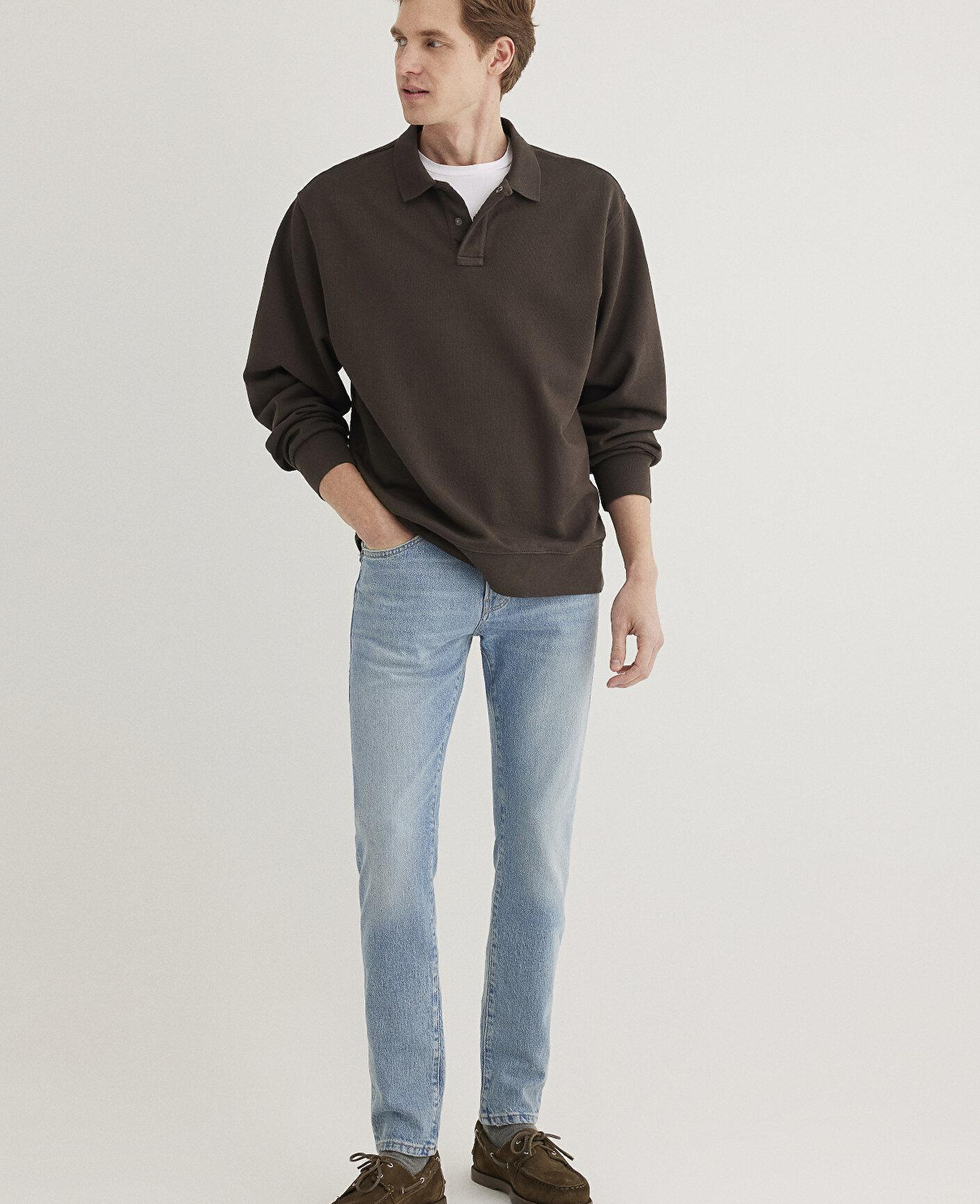 Mavi James Classic Denim Puslu Açık Mavi Jean Pantolon 0042486407