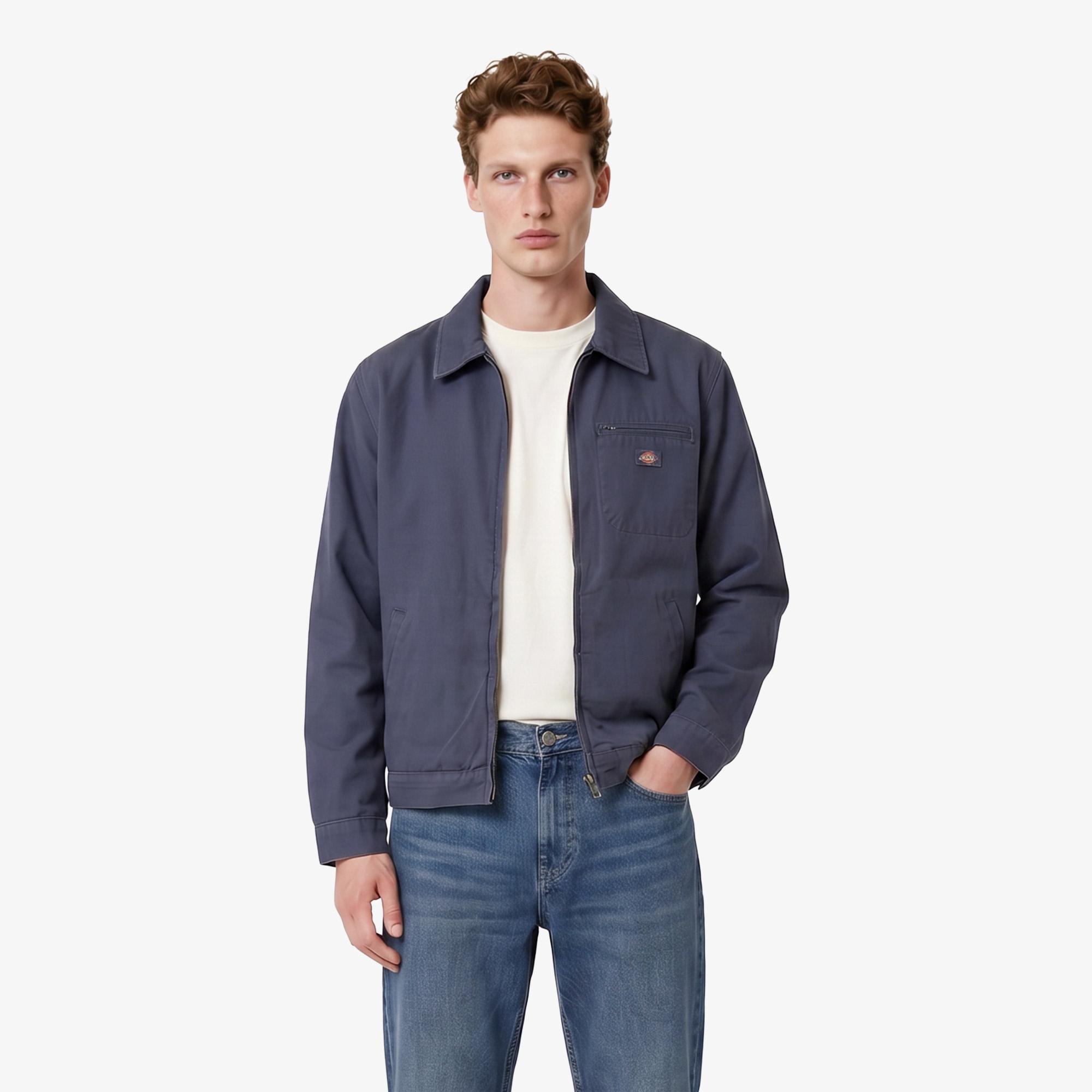 Dickies Unlined Canvas Painter Erkek Mavi Ceket