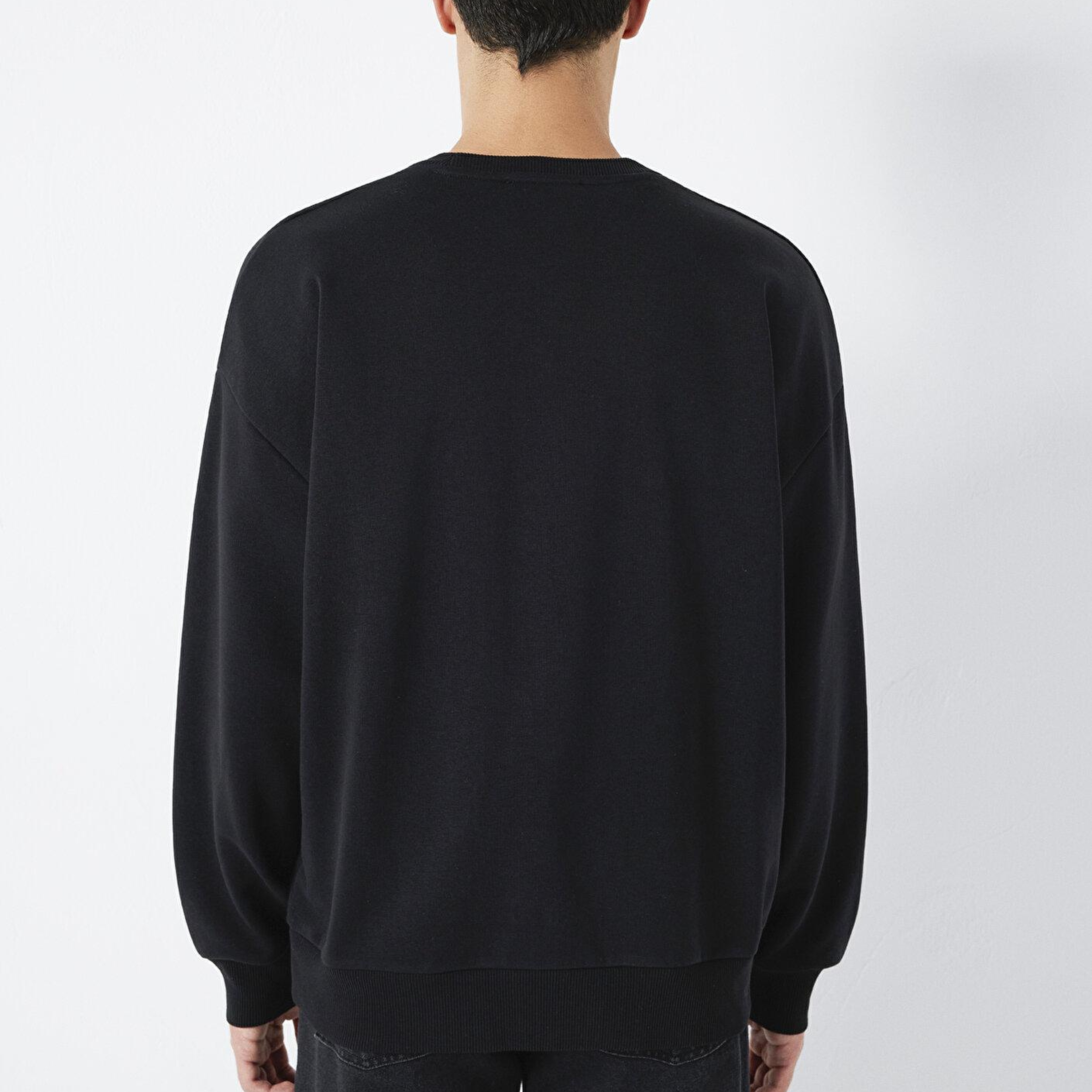 Mavi Mavi Baskılı Siyah Sweatshirt 0S10530-900