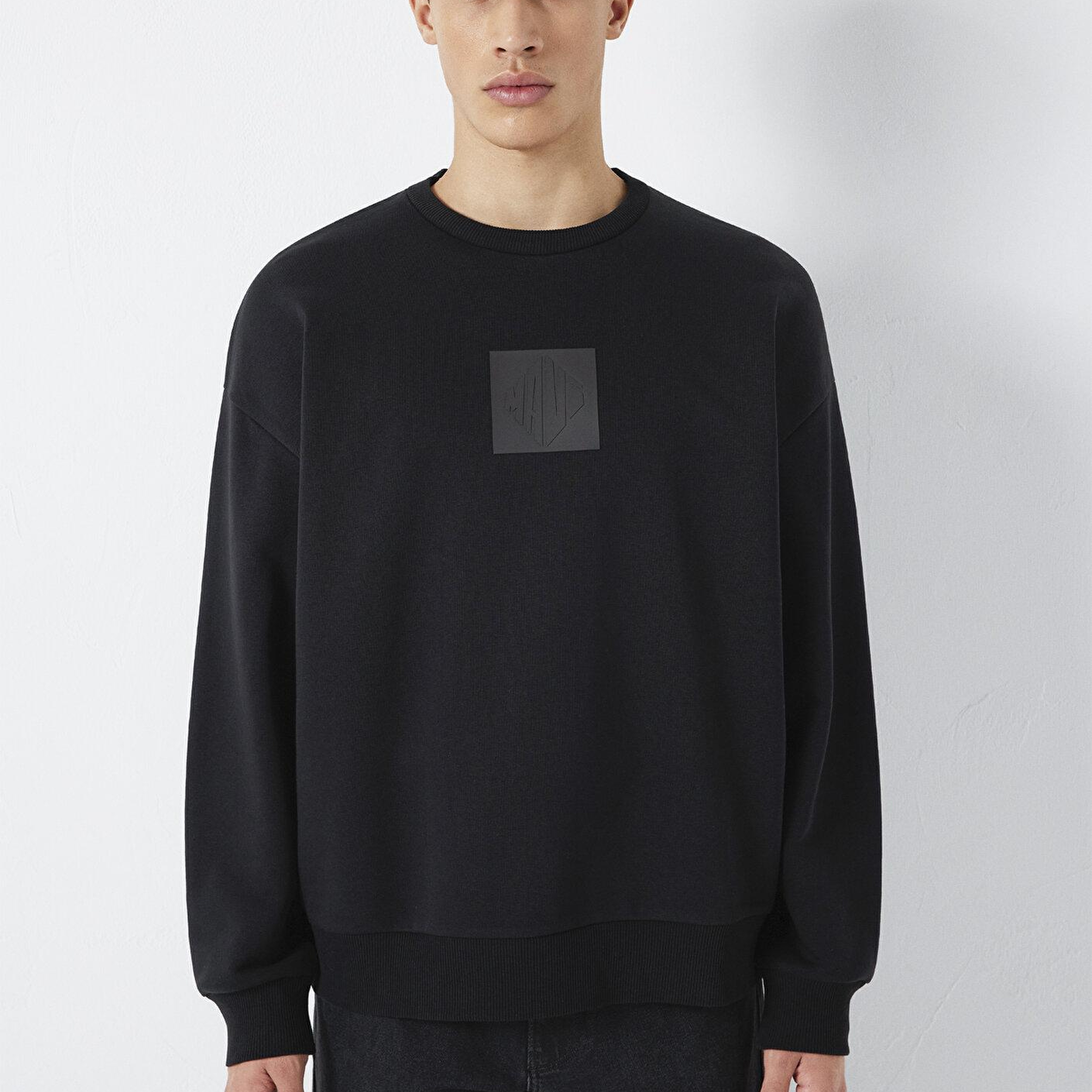Mavi Mavi Baskılı Siyah Sweatshirt 0S10530-900
