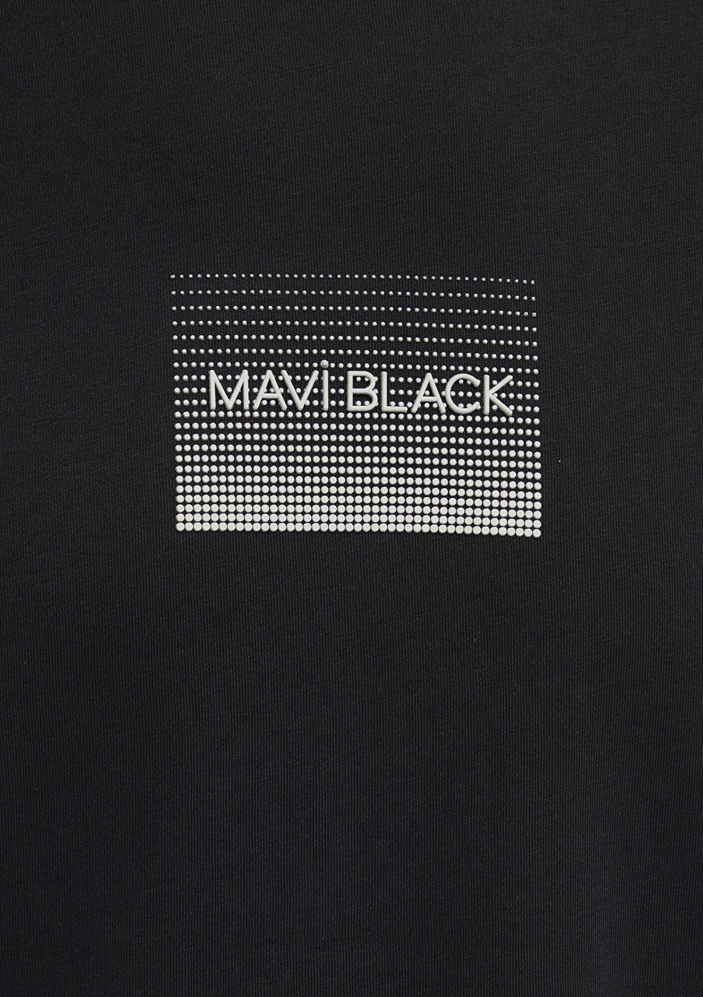 Mavi Mavi Black Baskılı Siyah Tişört Regular Fit / Normal Kesim 0613364-71379