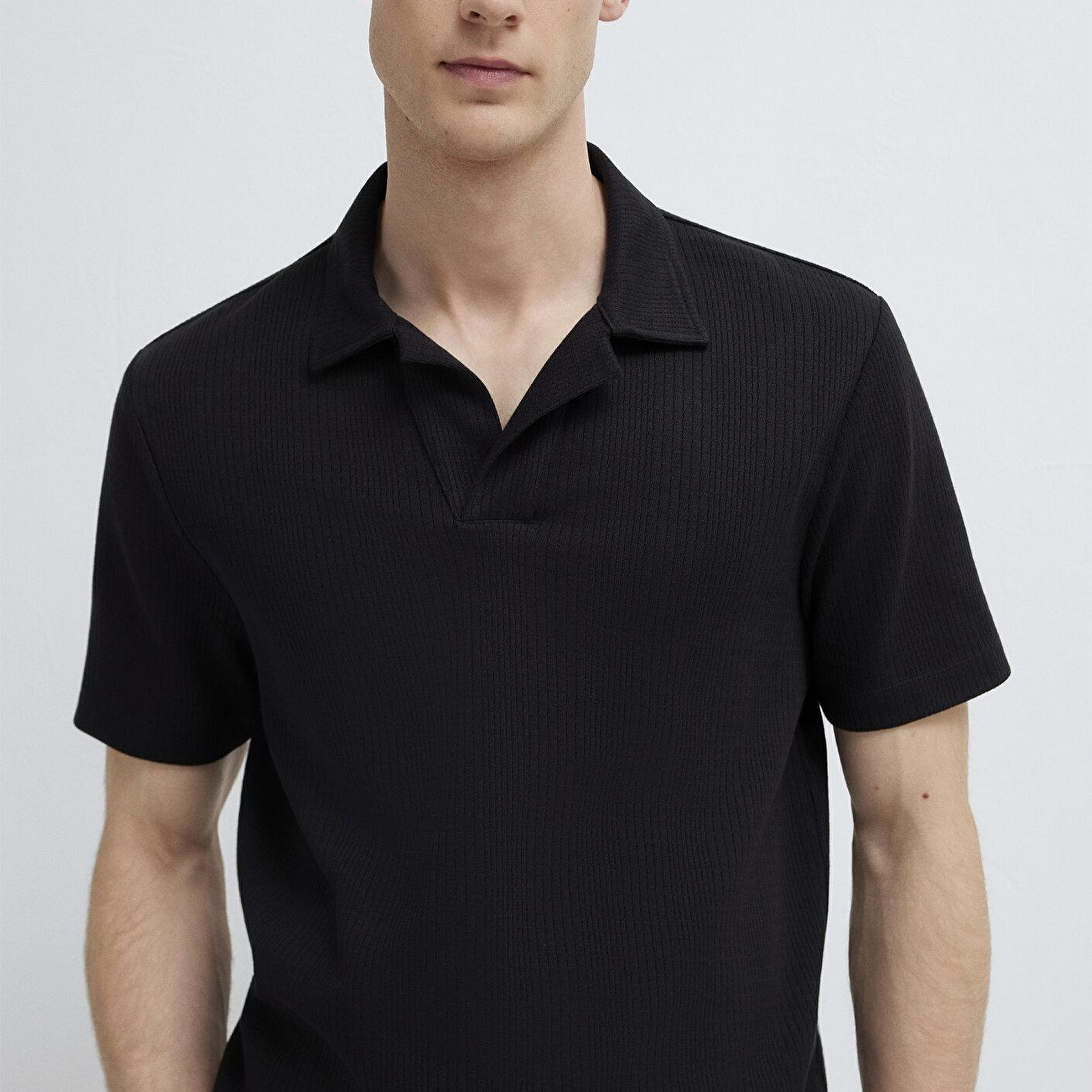 Mavi Mavi Black Siyah Polo Tişört Regular Fit / Normal Kesim 0613372-900