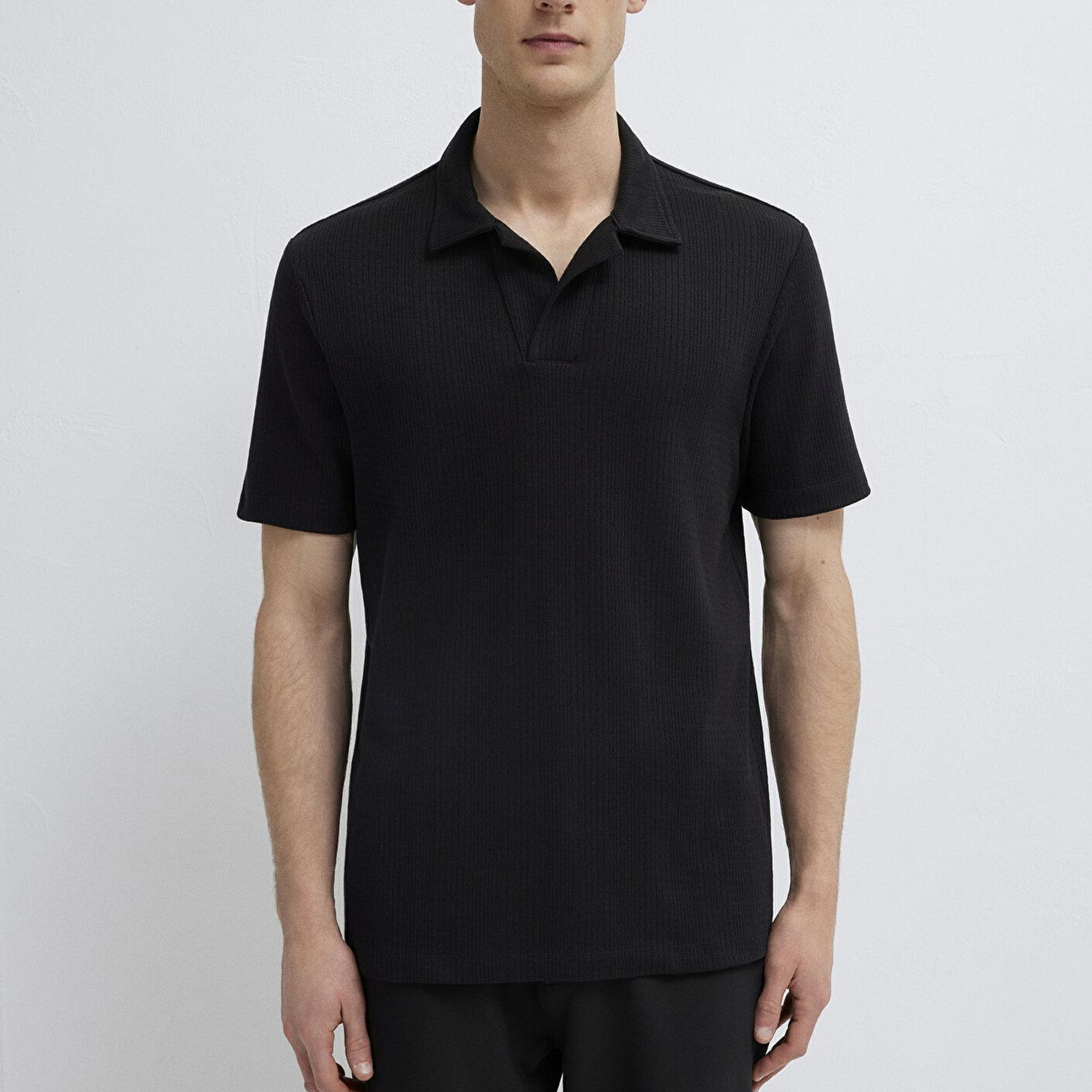 Mavi Mavi Black Siyah Polo Tişört Regular Fit / Normal Kesim 0613372-900