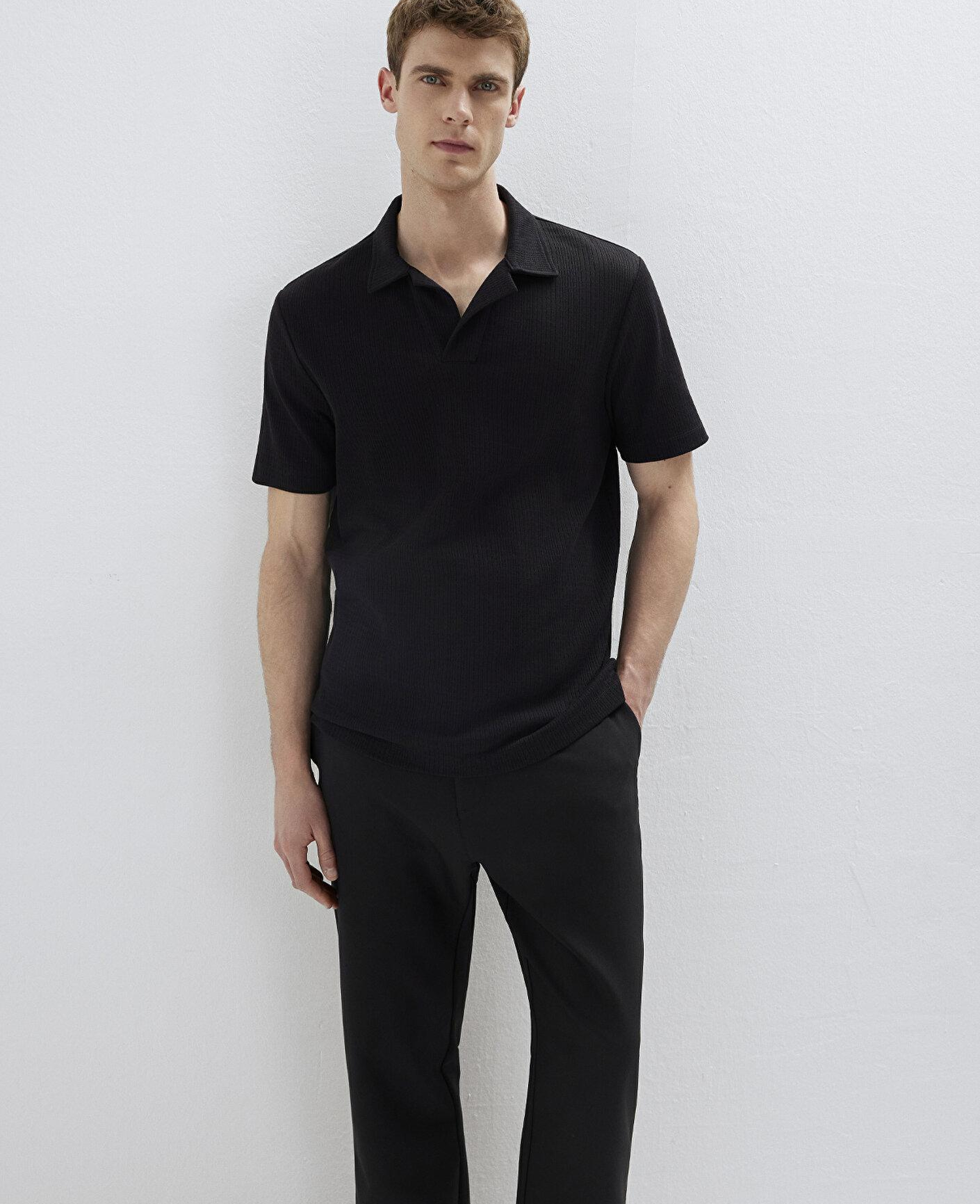 Mavi Mavi Black Siyah Polo Tişört Regular Fit / Normal Kesim 0613372-900