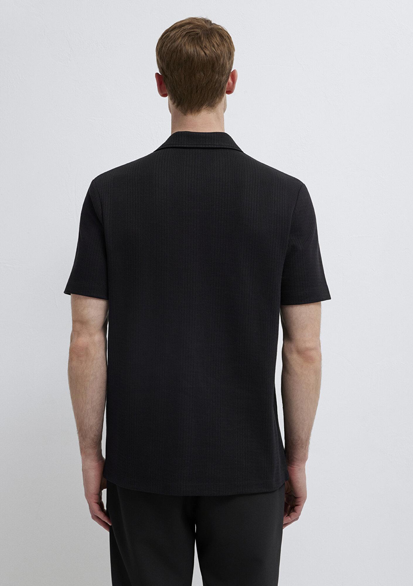 Mavi Mavi Black Siyah Polo Tişört Regular Fit / Normal Kesim 0613372-900