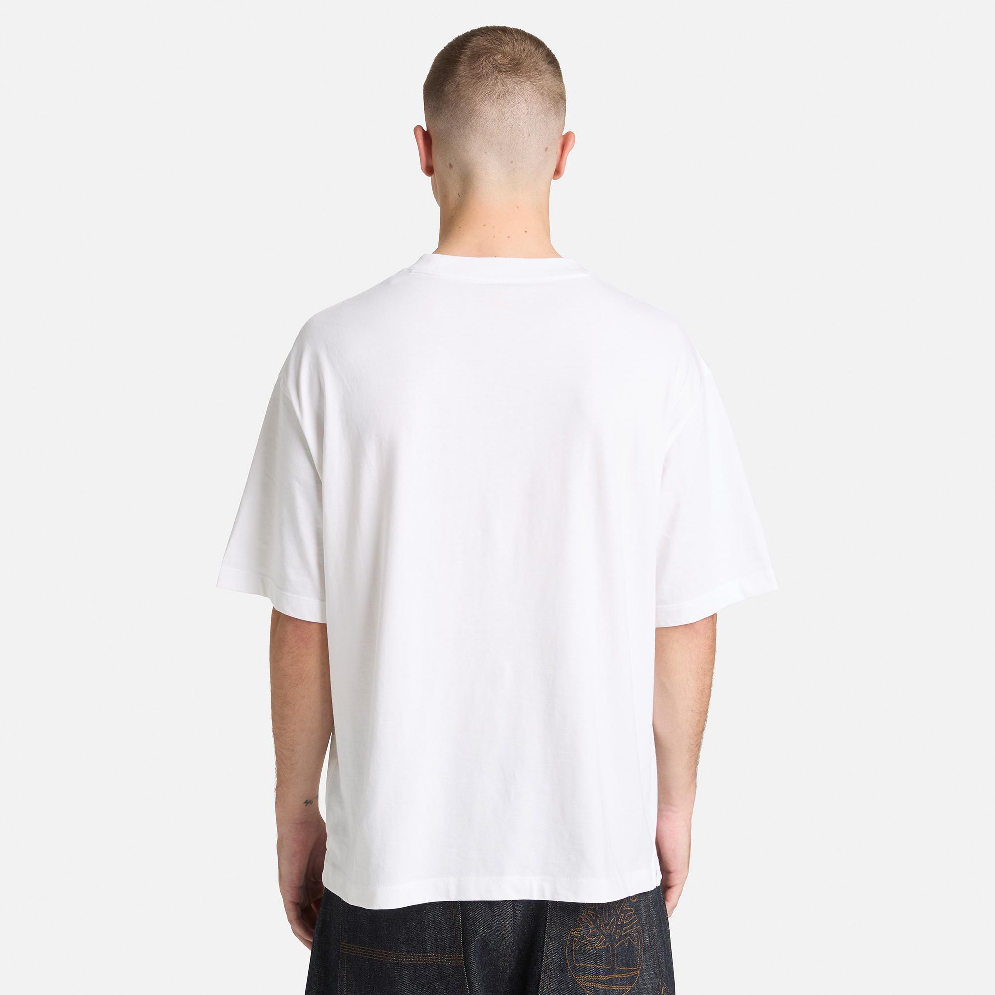 Timberland Dunstain River Erkek Beyaz T-Shirt