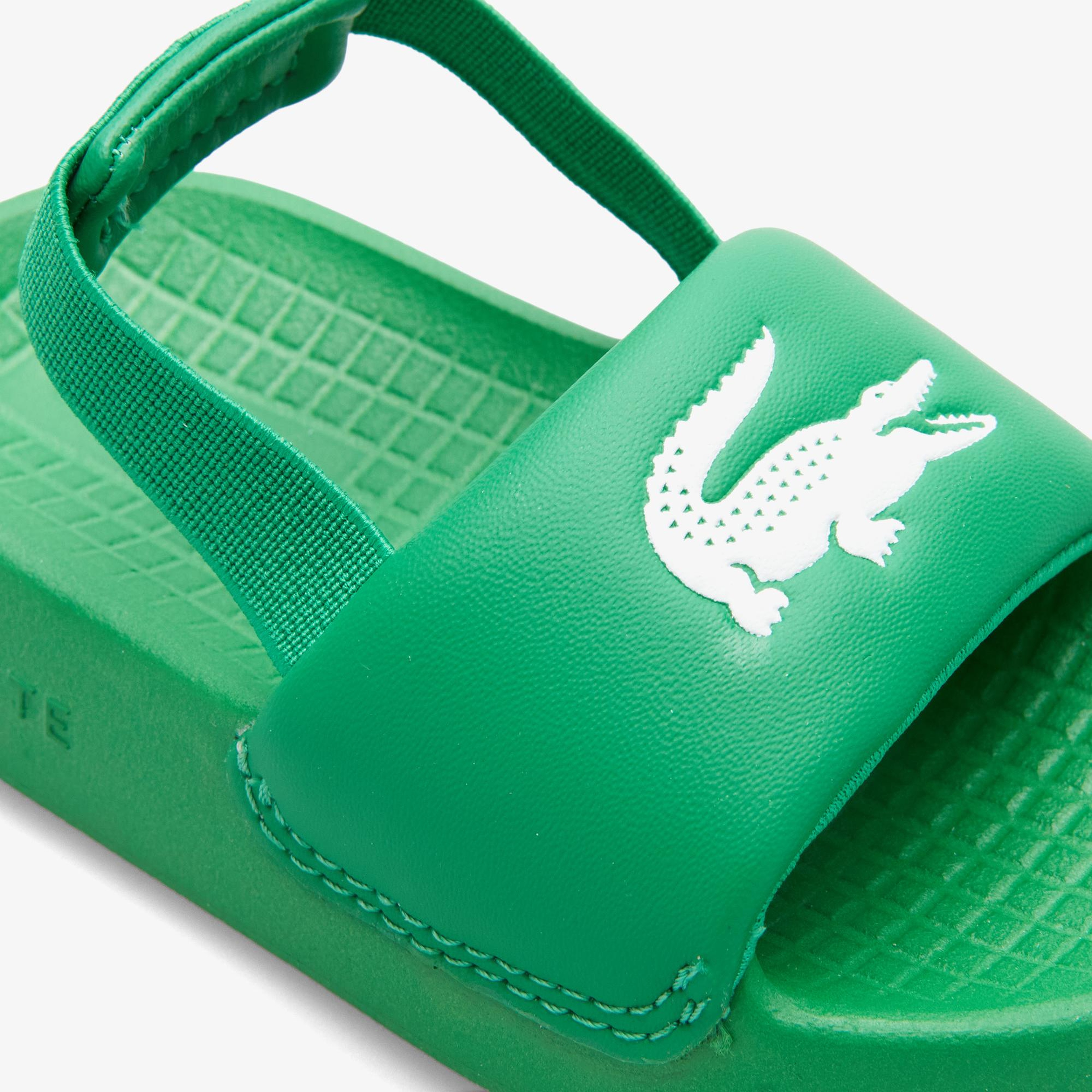 Lacoste Serve Slide 1.0 Çocuk Yeşil Sandalet