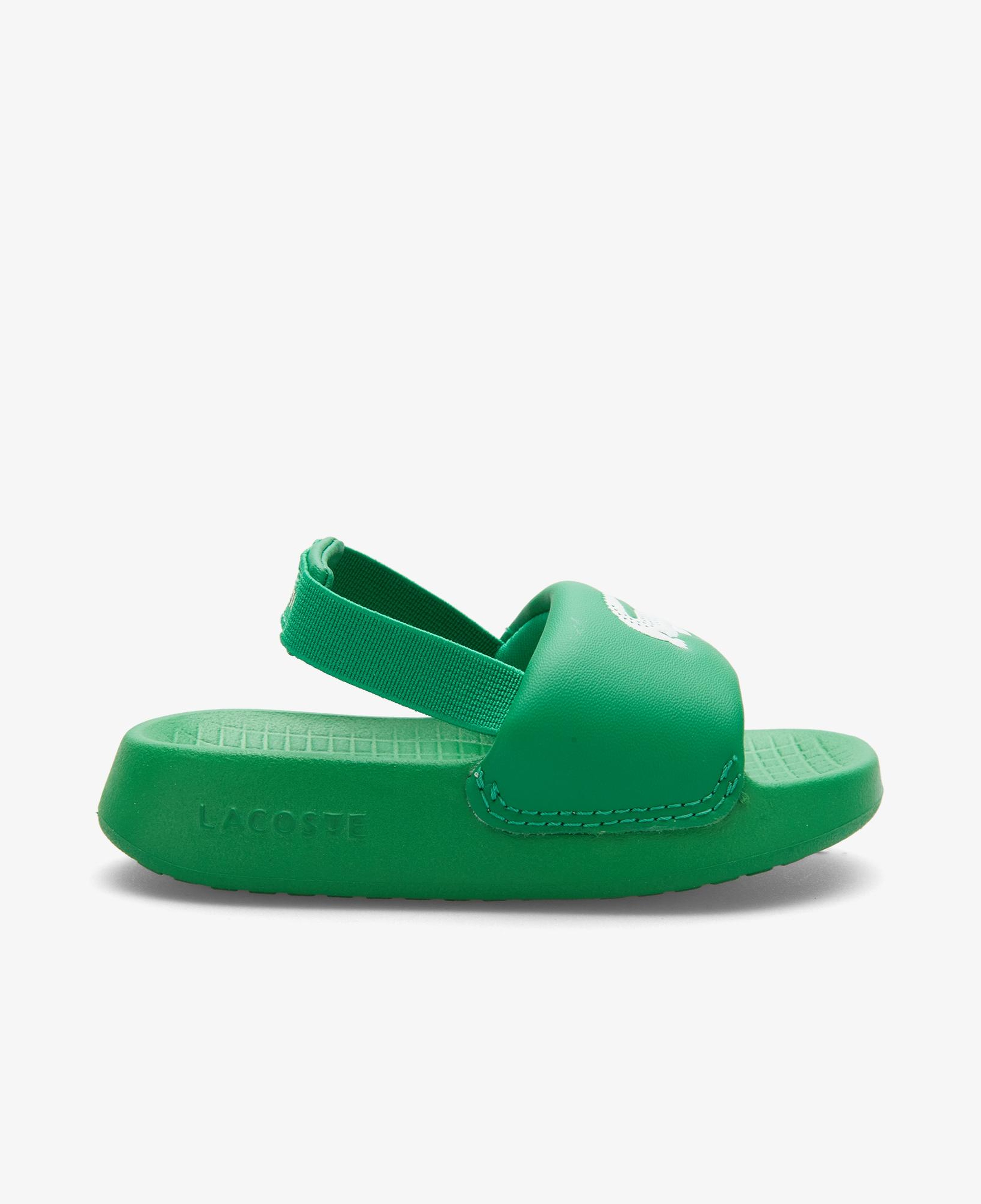 Lacoste Serve Slide 1.0 Çocuk Yeşil Sandalet