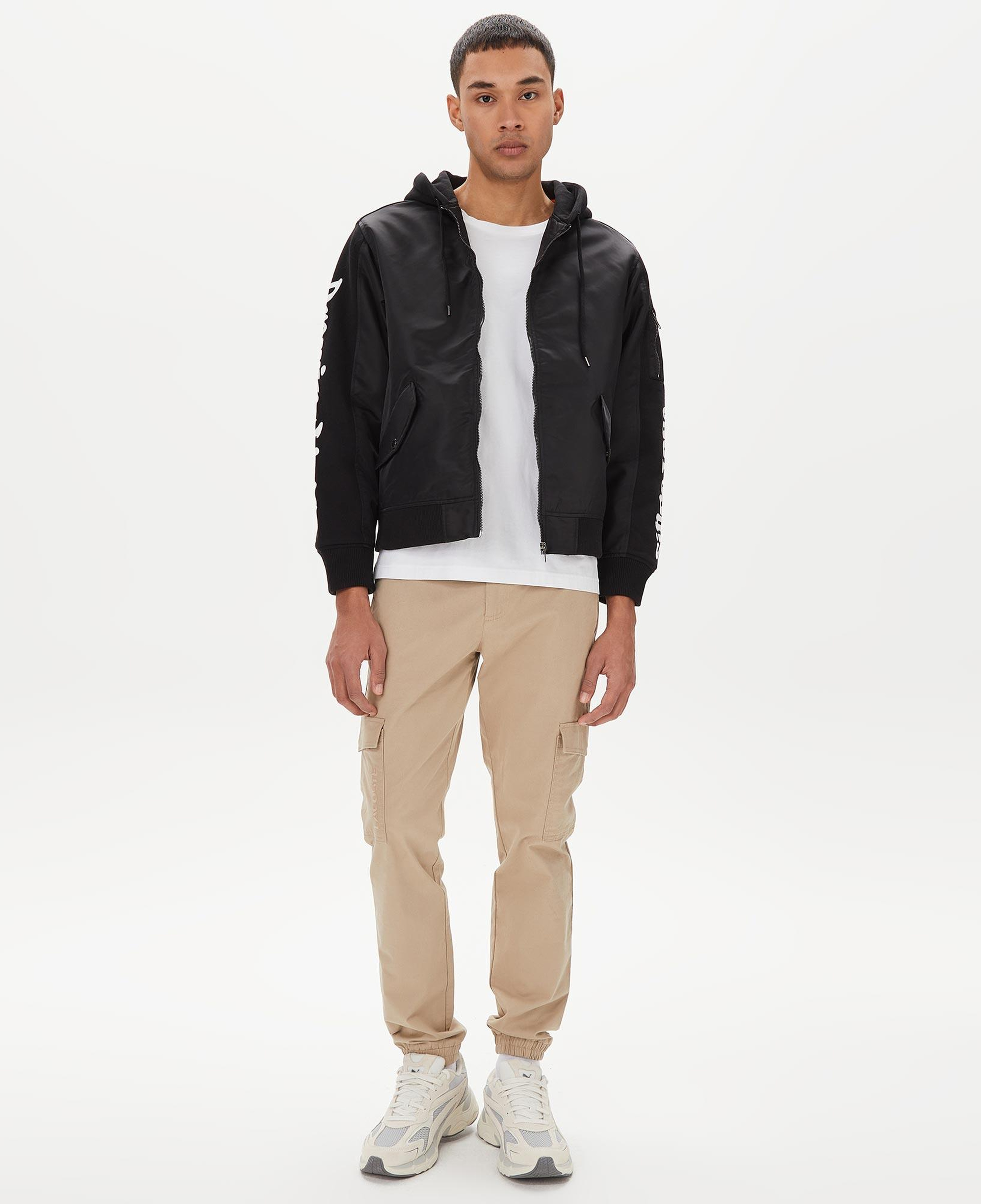 The Hundreds Moth Bomber Erkek Siyah Ceket