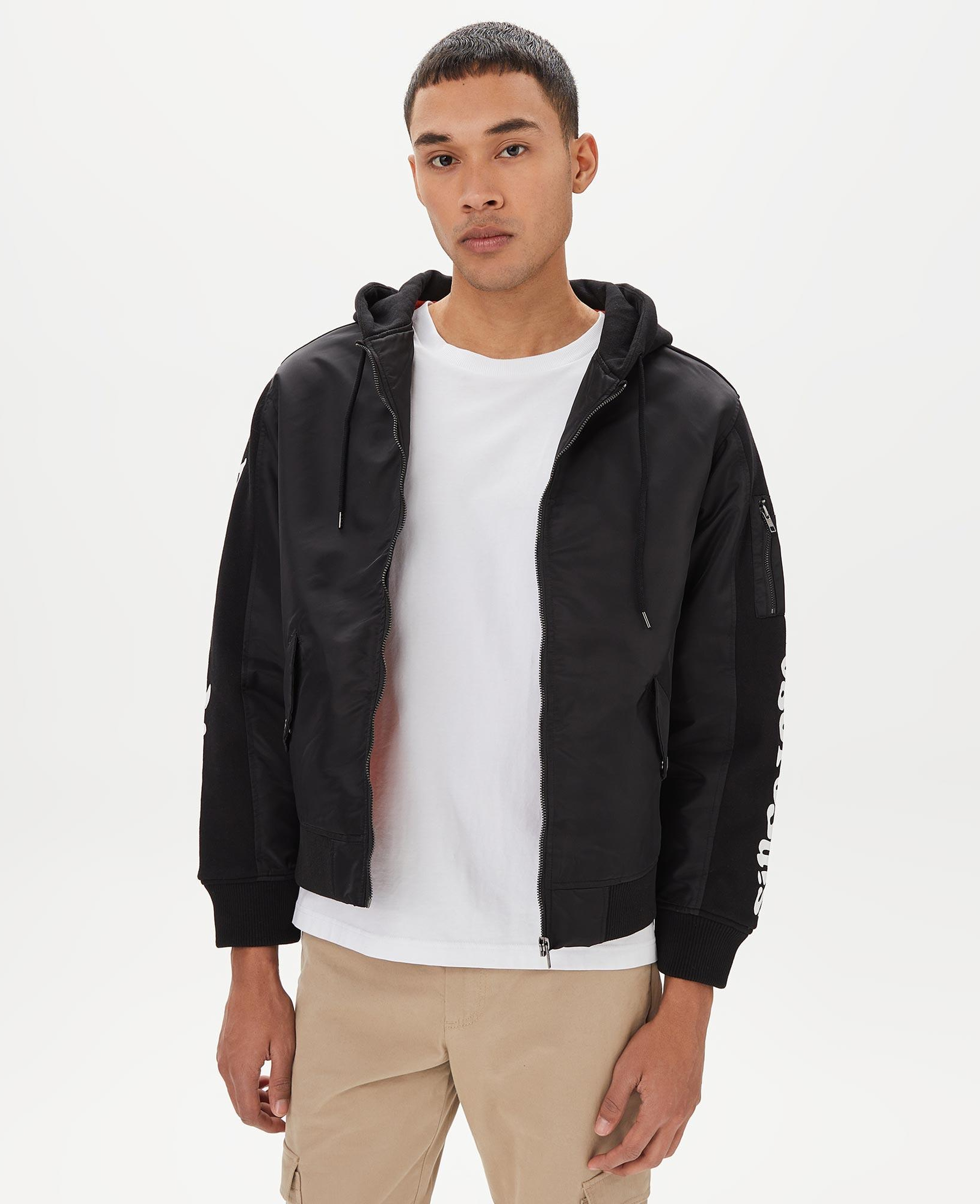 The Hundreds Moth Bomber Erkek Siyah Ceket
