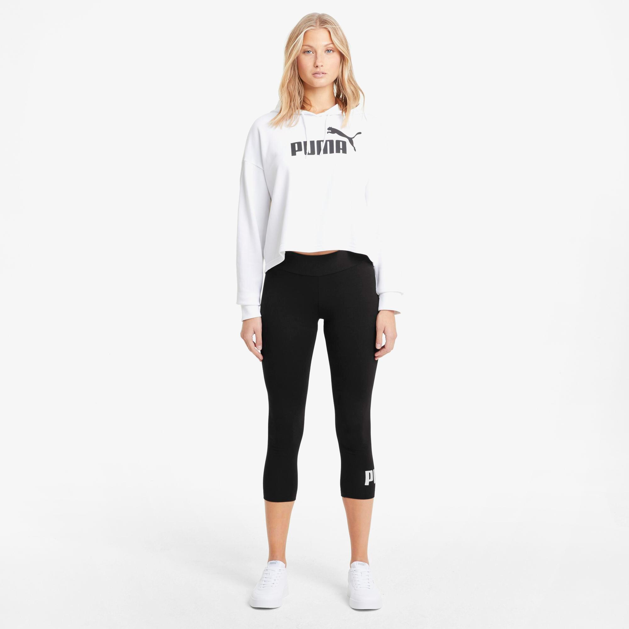 Puma Ess 3/4 Logo Kadın Siyah Tayt
