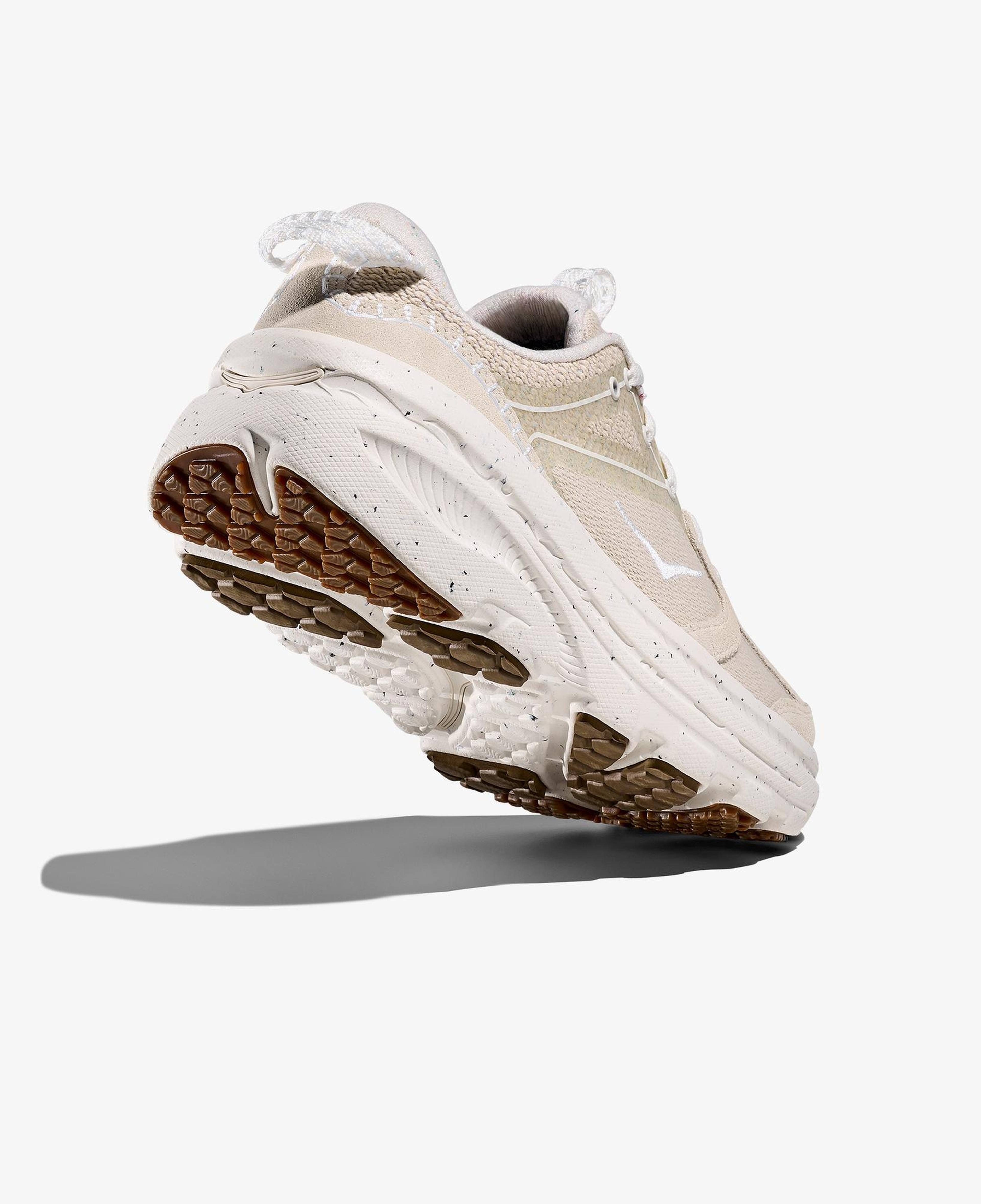 Hoka Vibrant Bloom Bondi B3LS Kadın Bej Spor Ayakkabı