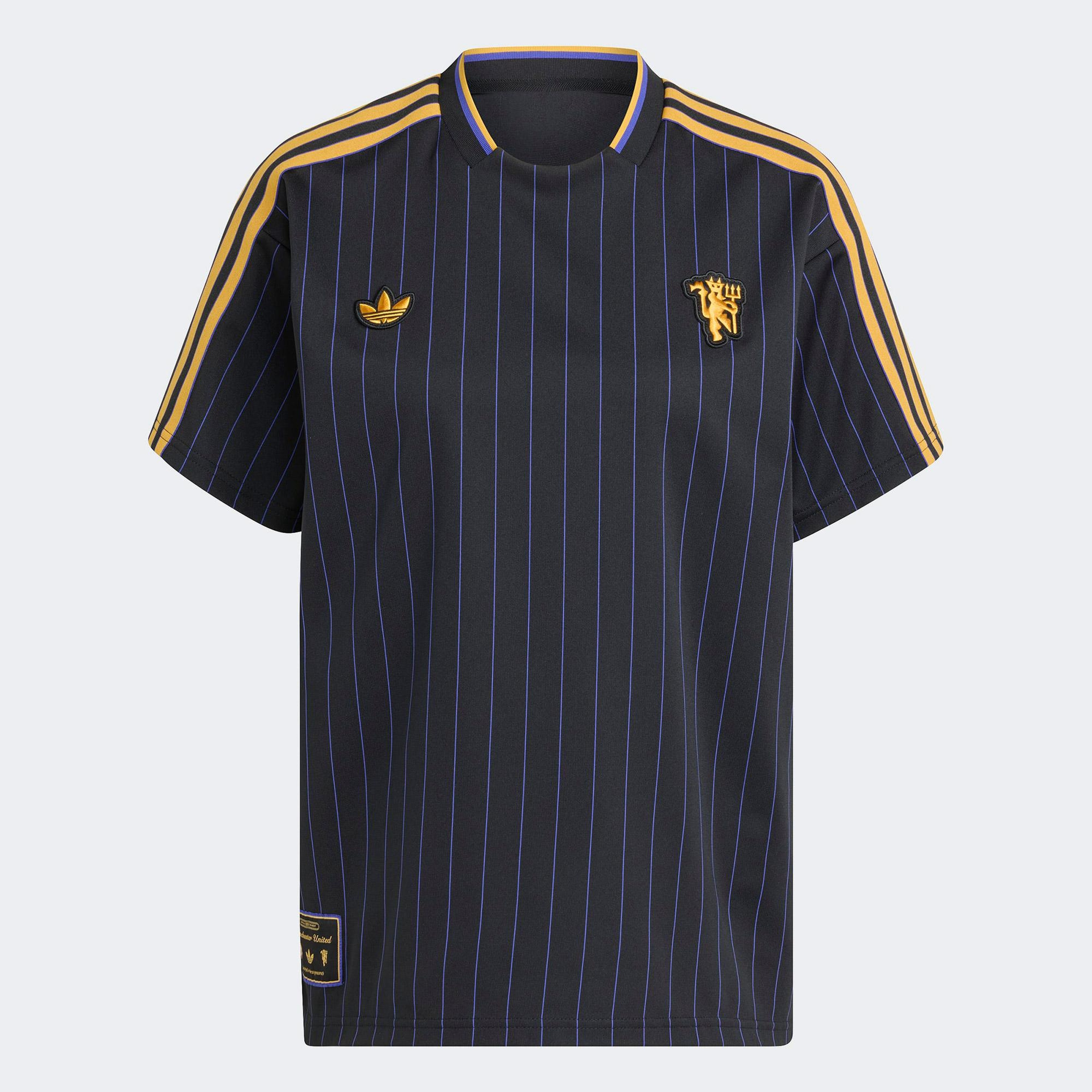 adidas Manchester United Terrace Icons Erkek Siyah Forma