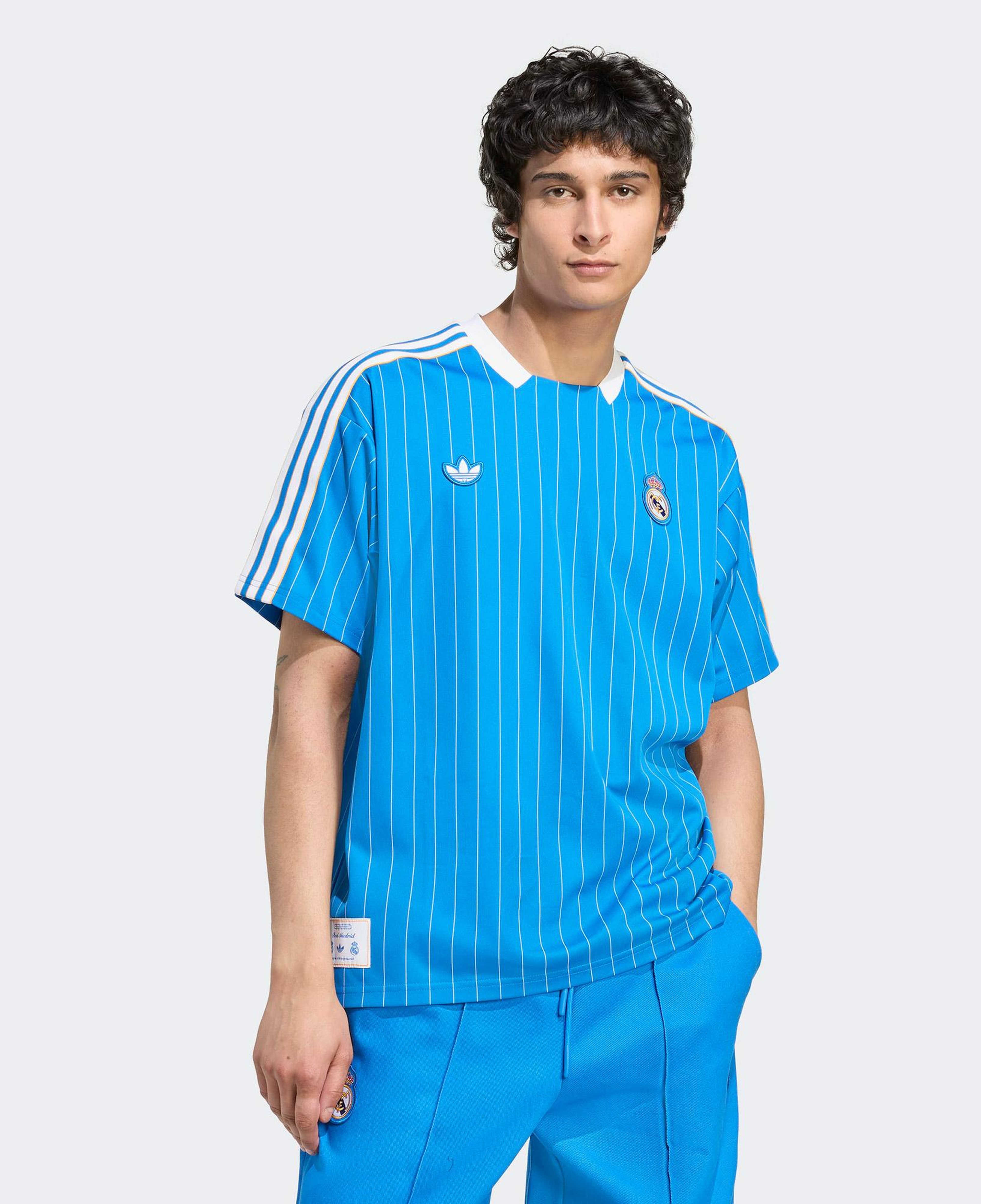 adidas Real Madrid Terrace Icons Erkek Mavi Forma