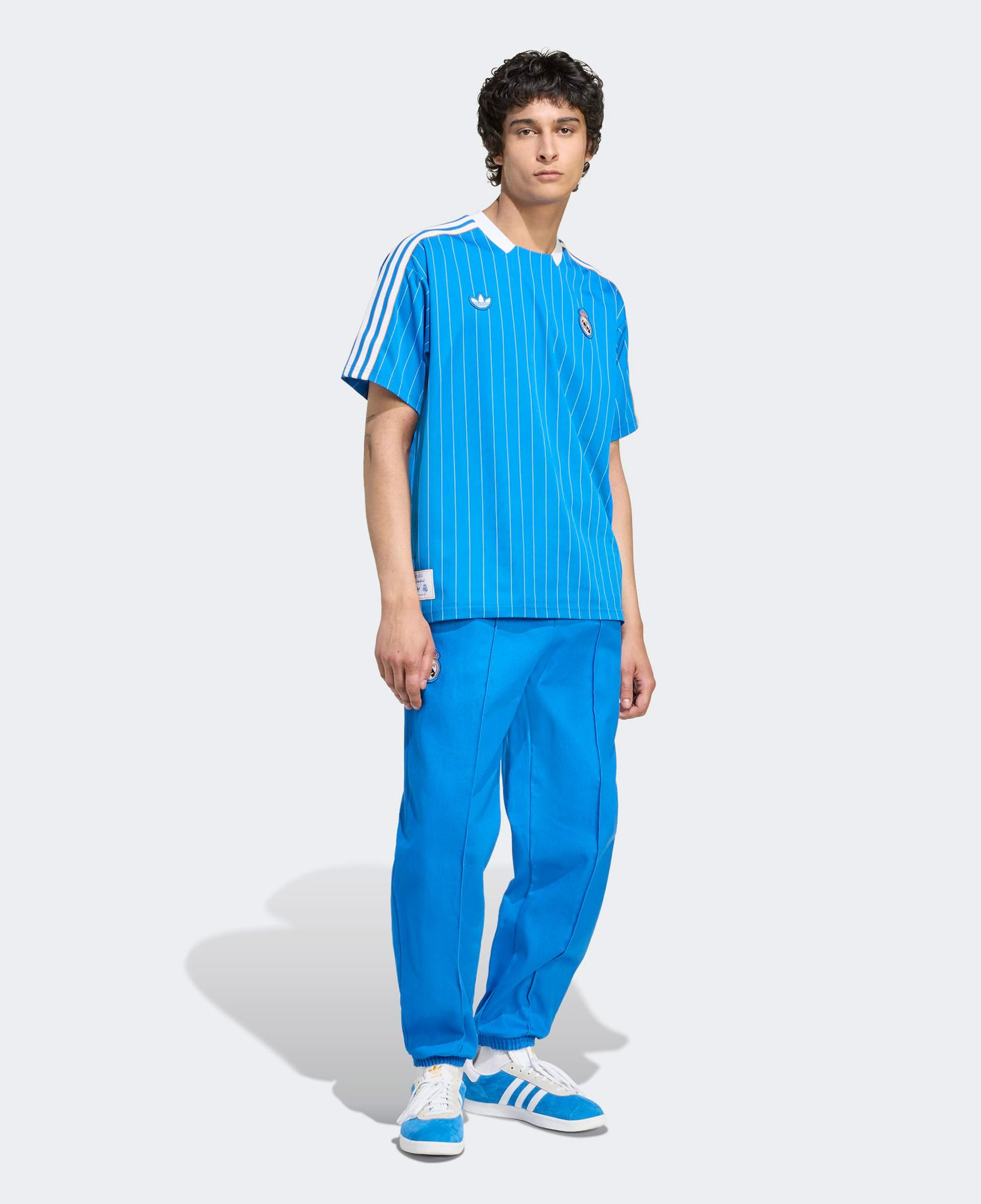 adidas Real Madrid Terrace Icons Erkek Mavi Forma