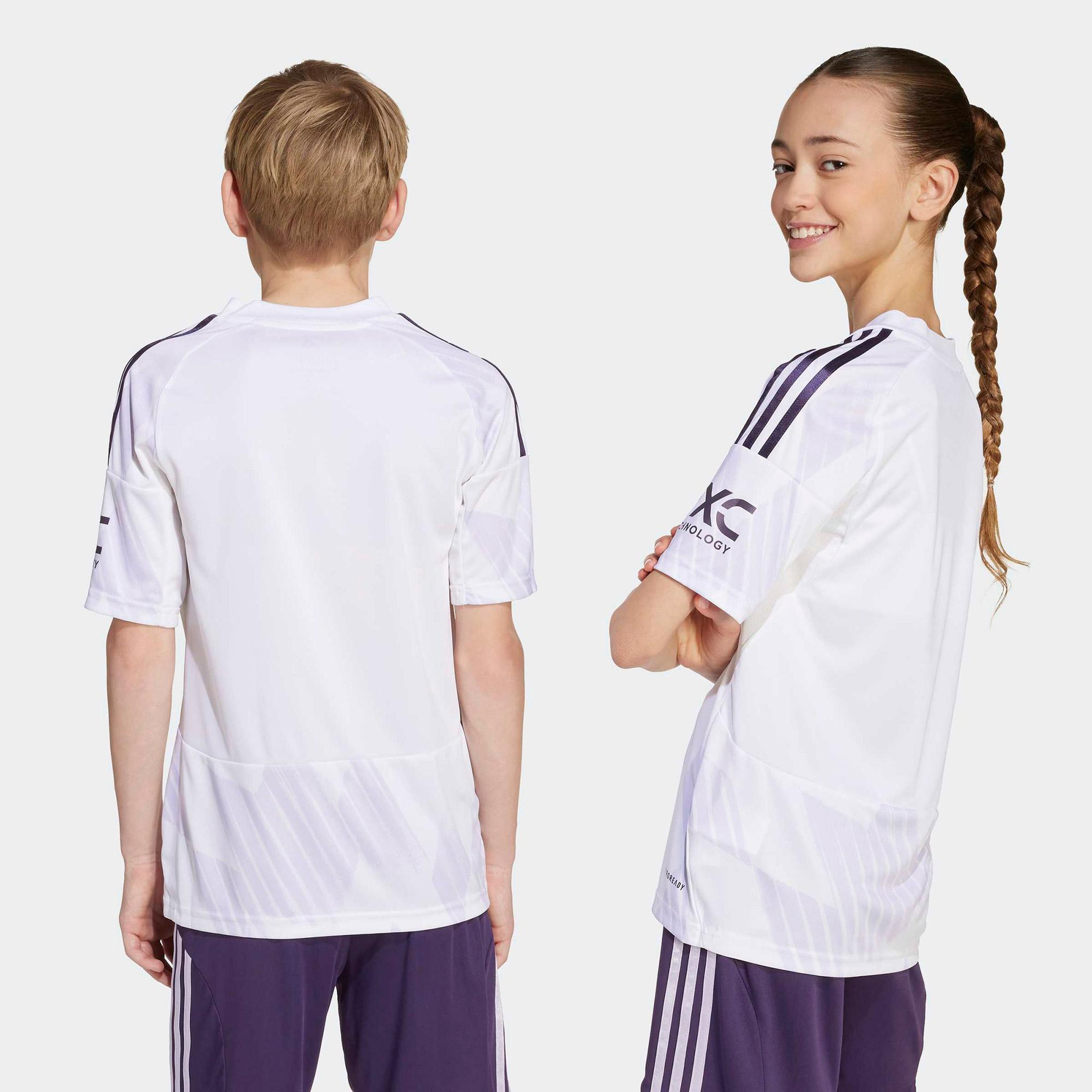 adidas Manchester United 25/26 Çocuk Beyaz Deplasman Forması