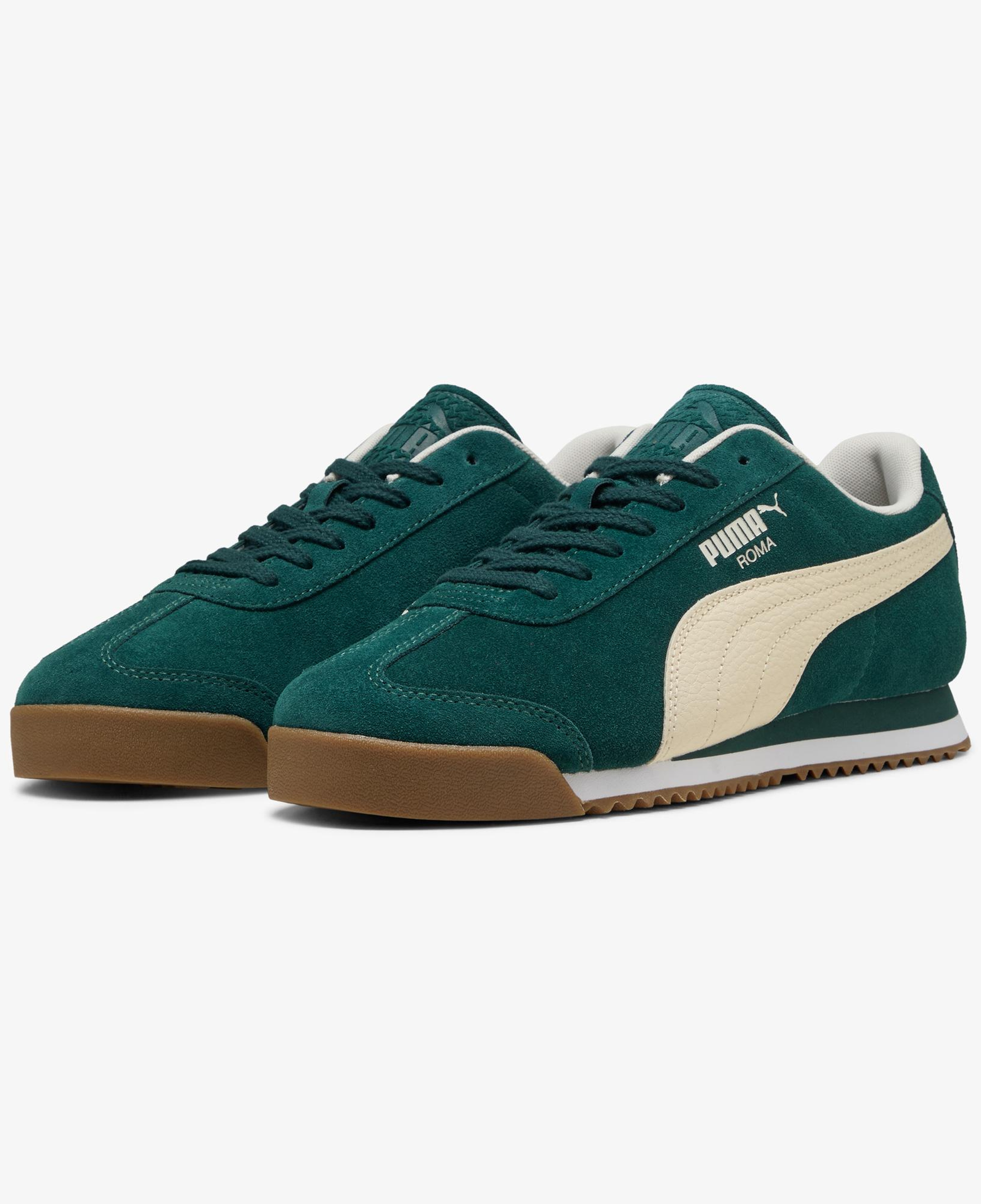 Puma Roma Suede Unisex Yeşil Spor Ayakkabı