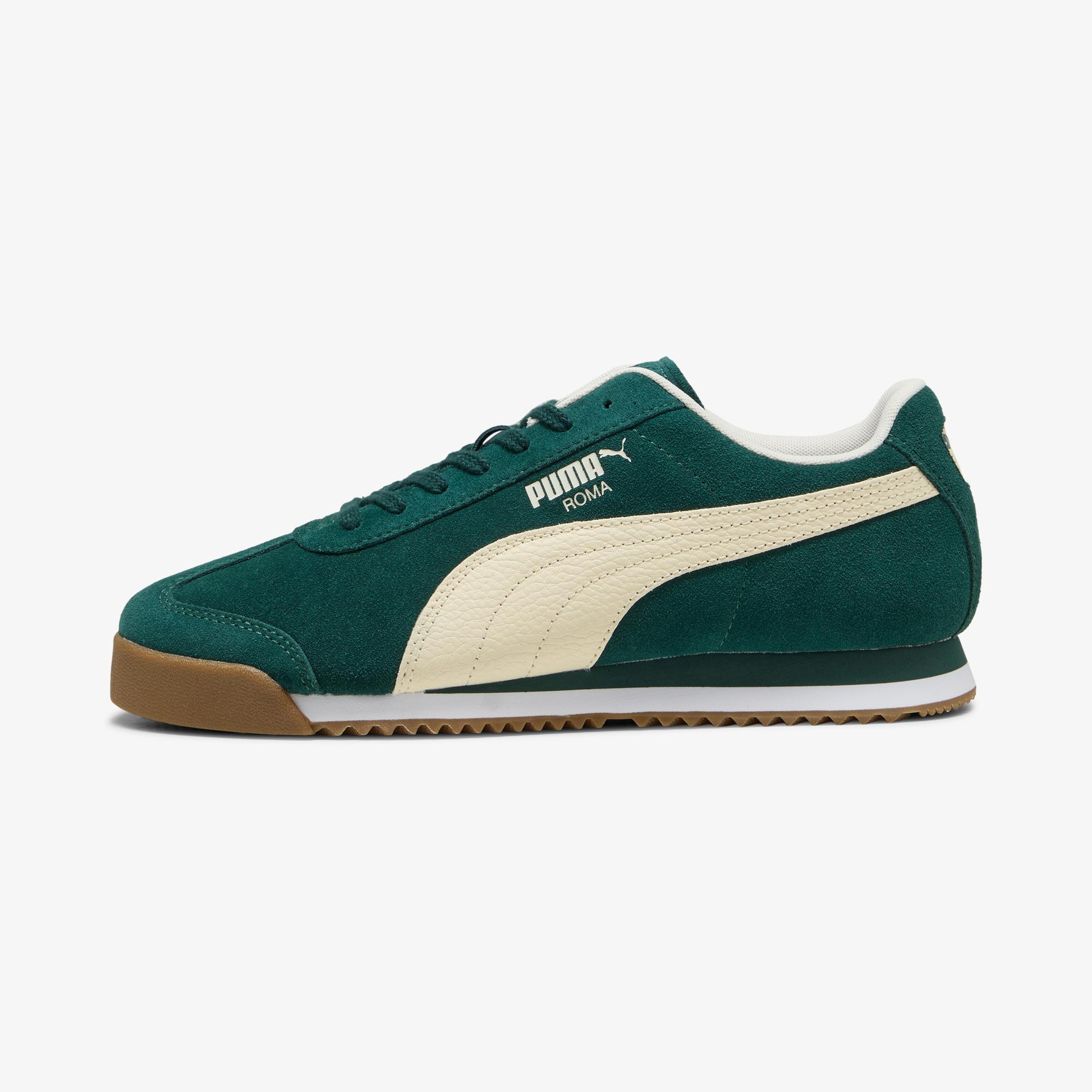 Puma Roma Suede Unisex Yeşil Spor Ayakkabı