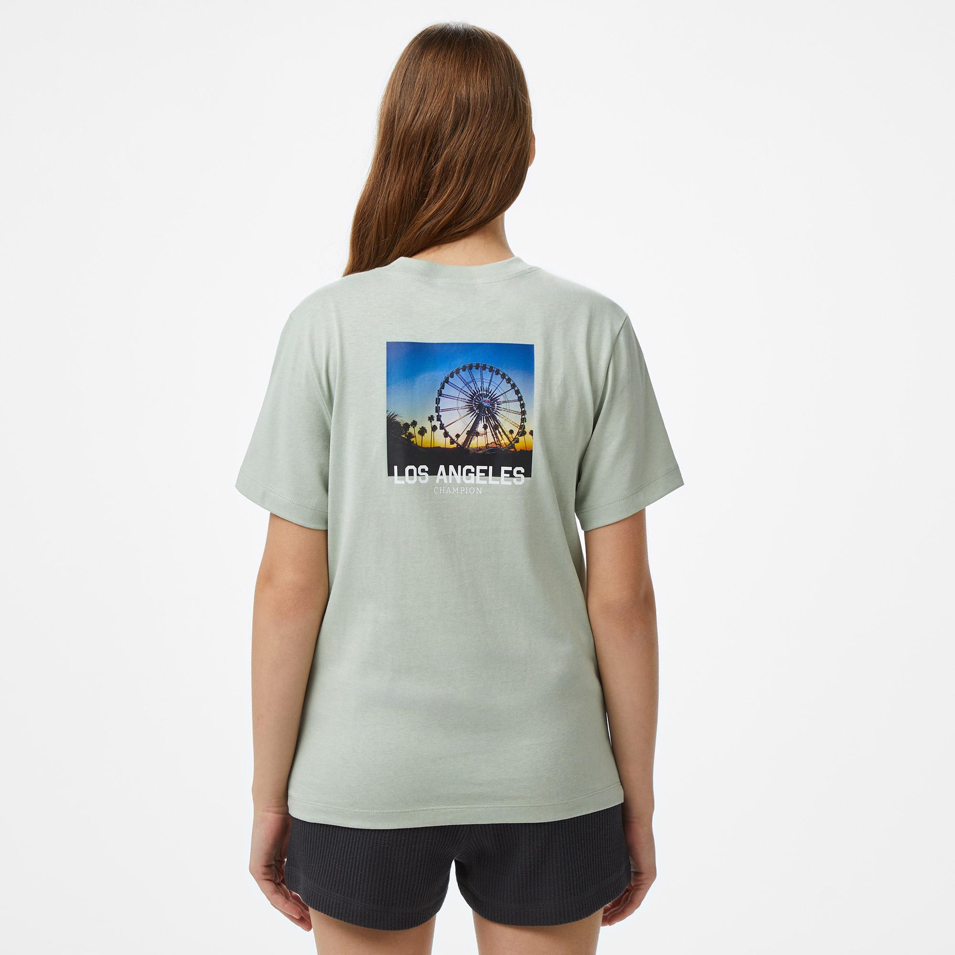 Champion Icons SS Kadın Yeşil T-Shirt