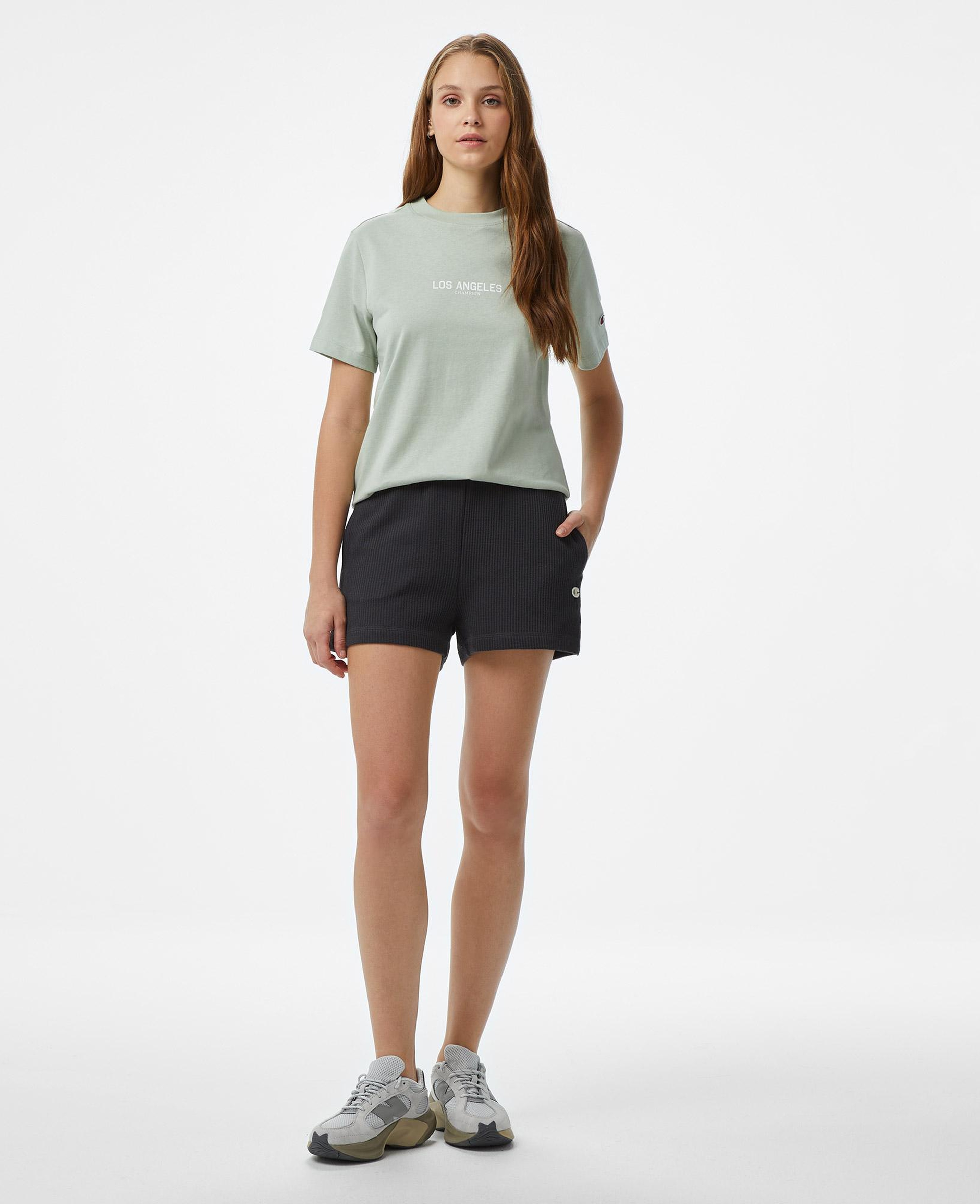 Champion Icons SS Kadın Yeşil T-Shirt