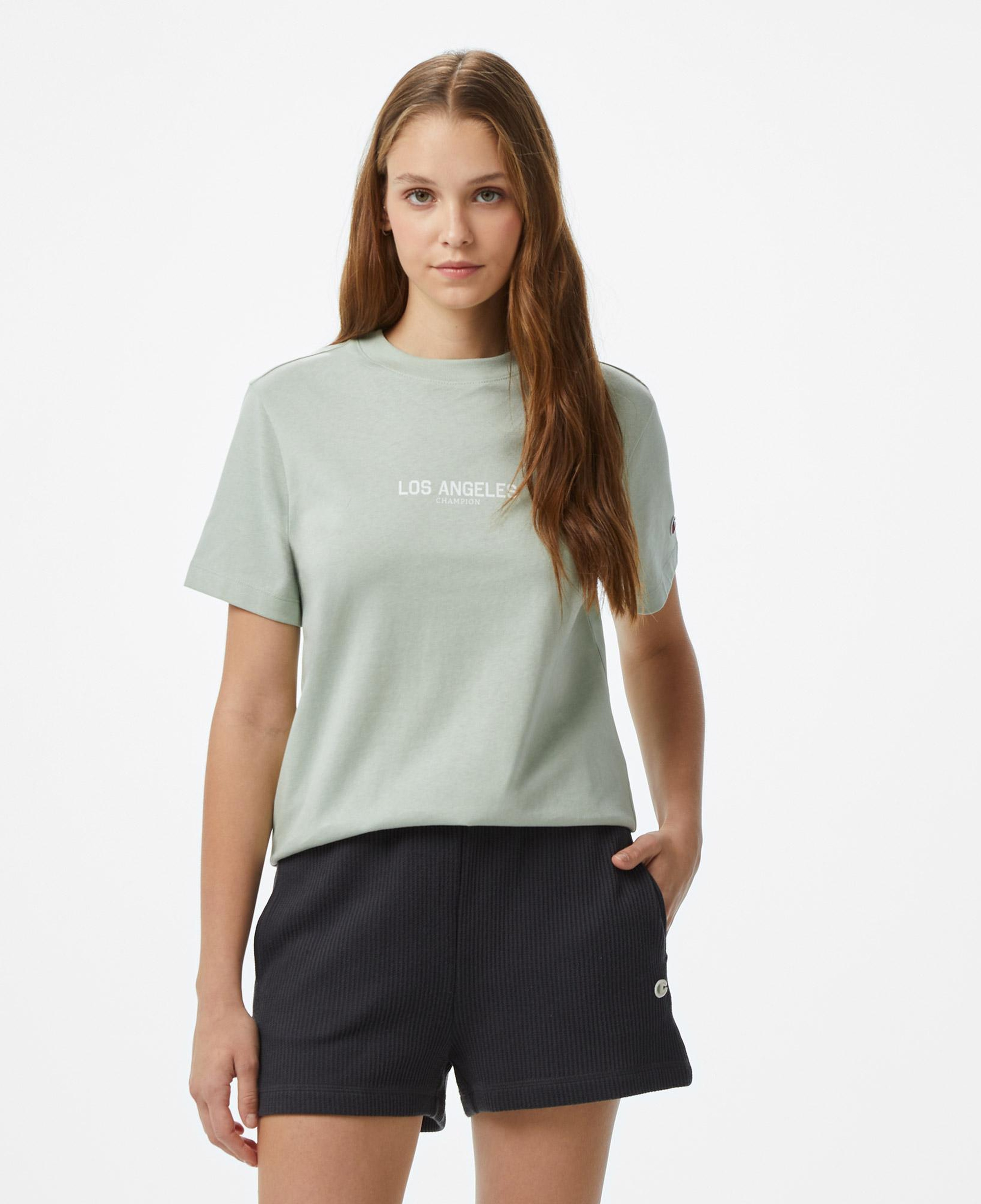 Champion Icons SS Kadın Yeşil T-Shirt