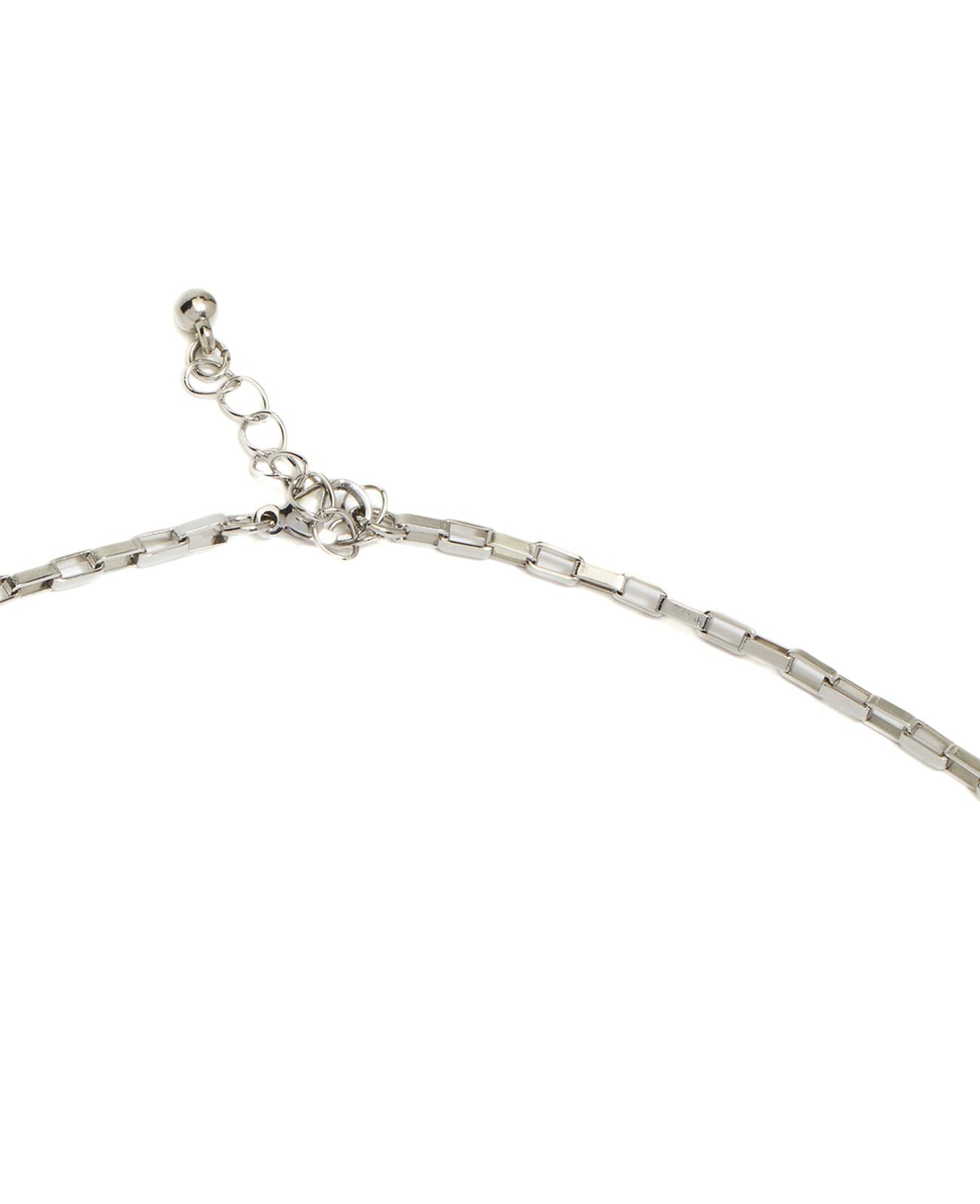 Network Erkek Silver Kolye