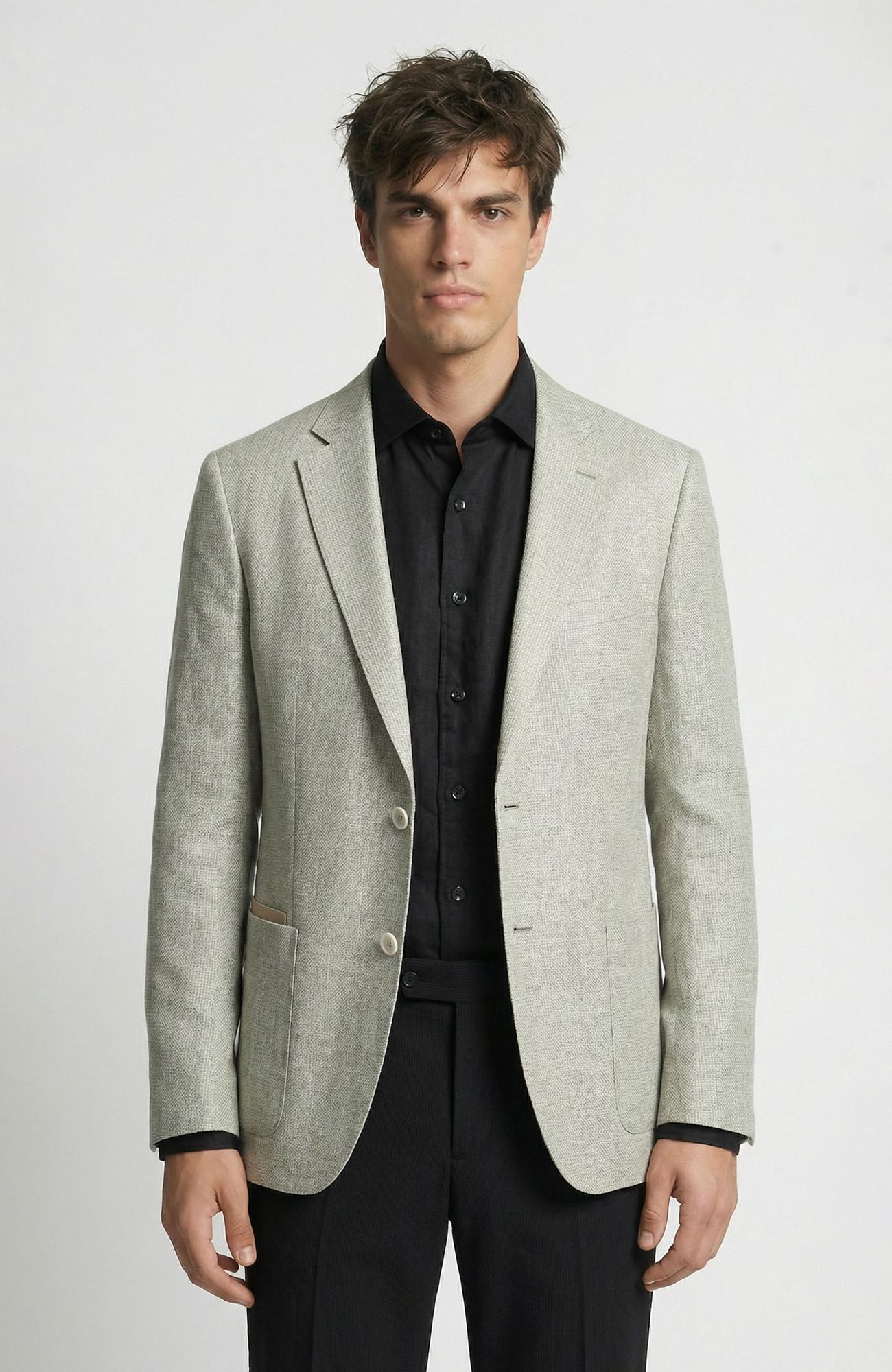 Network Erkek Limited Ermenegildo Zegna Kumaşından Üretilen Yün Karışımlı Ceket