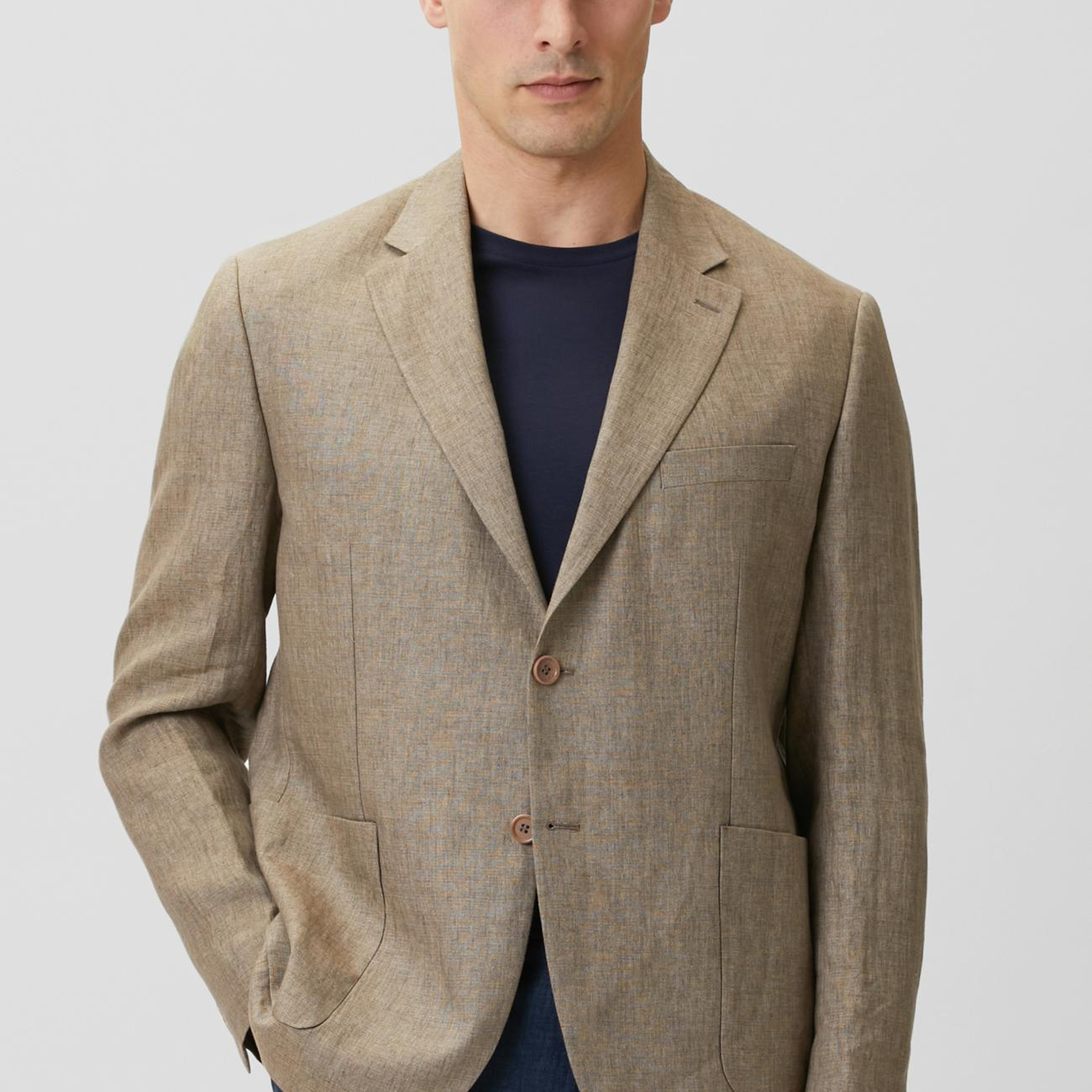 Network Erkek N-Green Vizon Klasik Keten Ceket