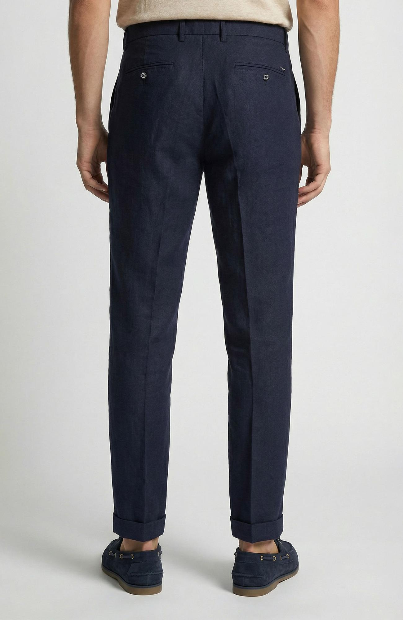 Network Erkek Lacivert Keten Jogger Pantolon