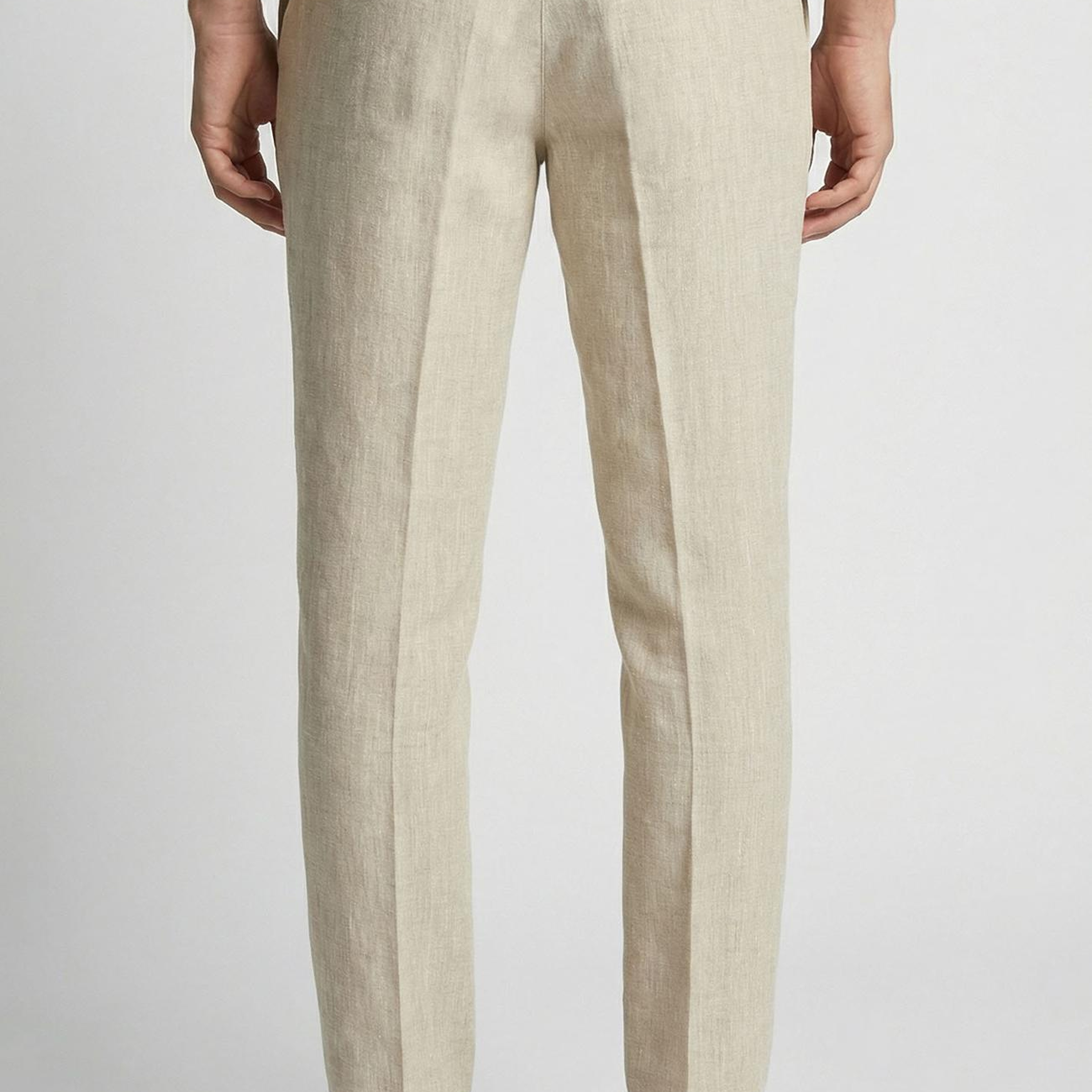Network Erkek Naturel Keten Jogger Pantolon