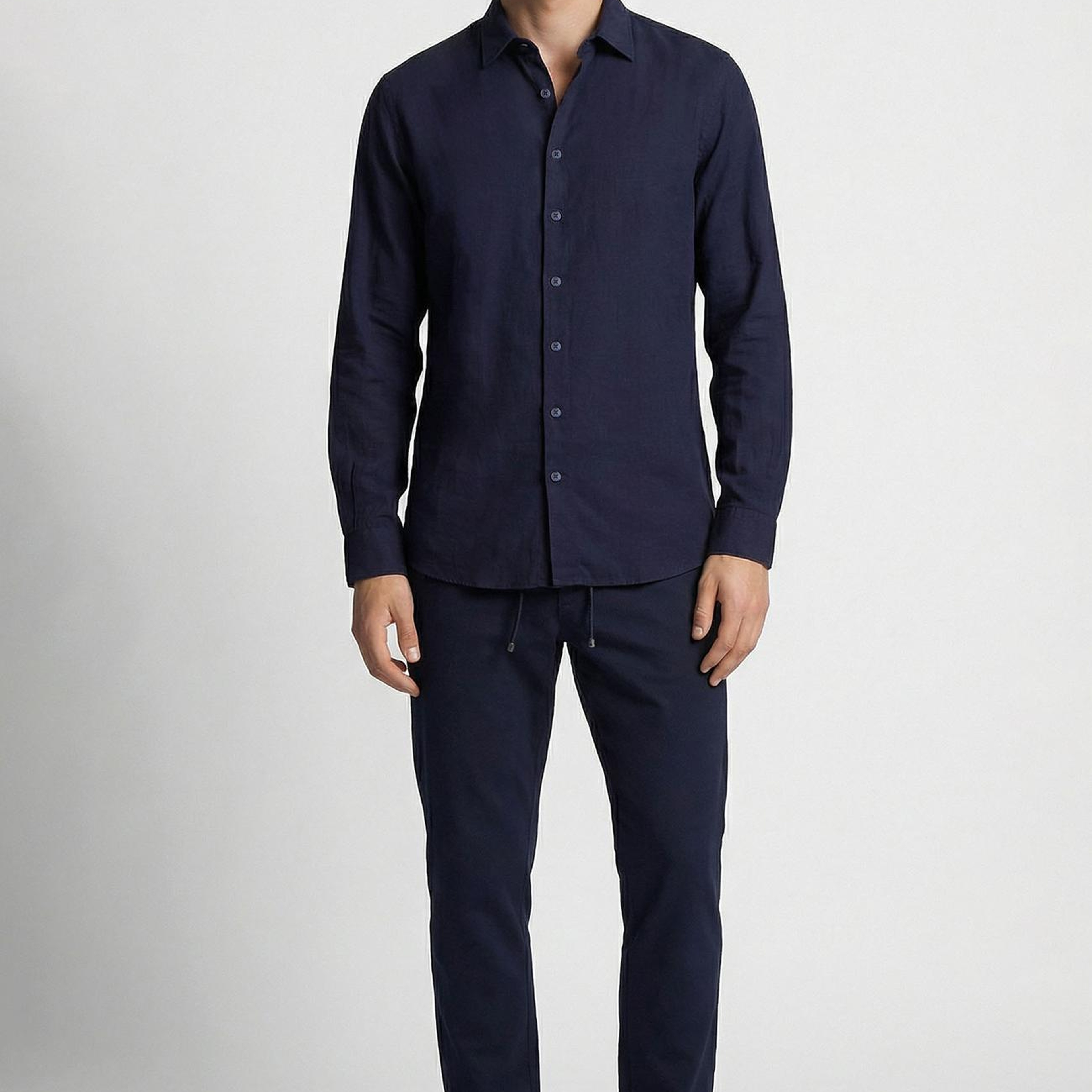 Network Erkek Lacivert Jogger Pantolon