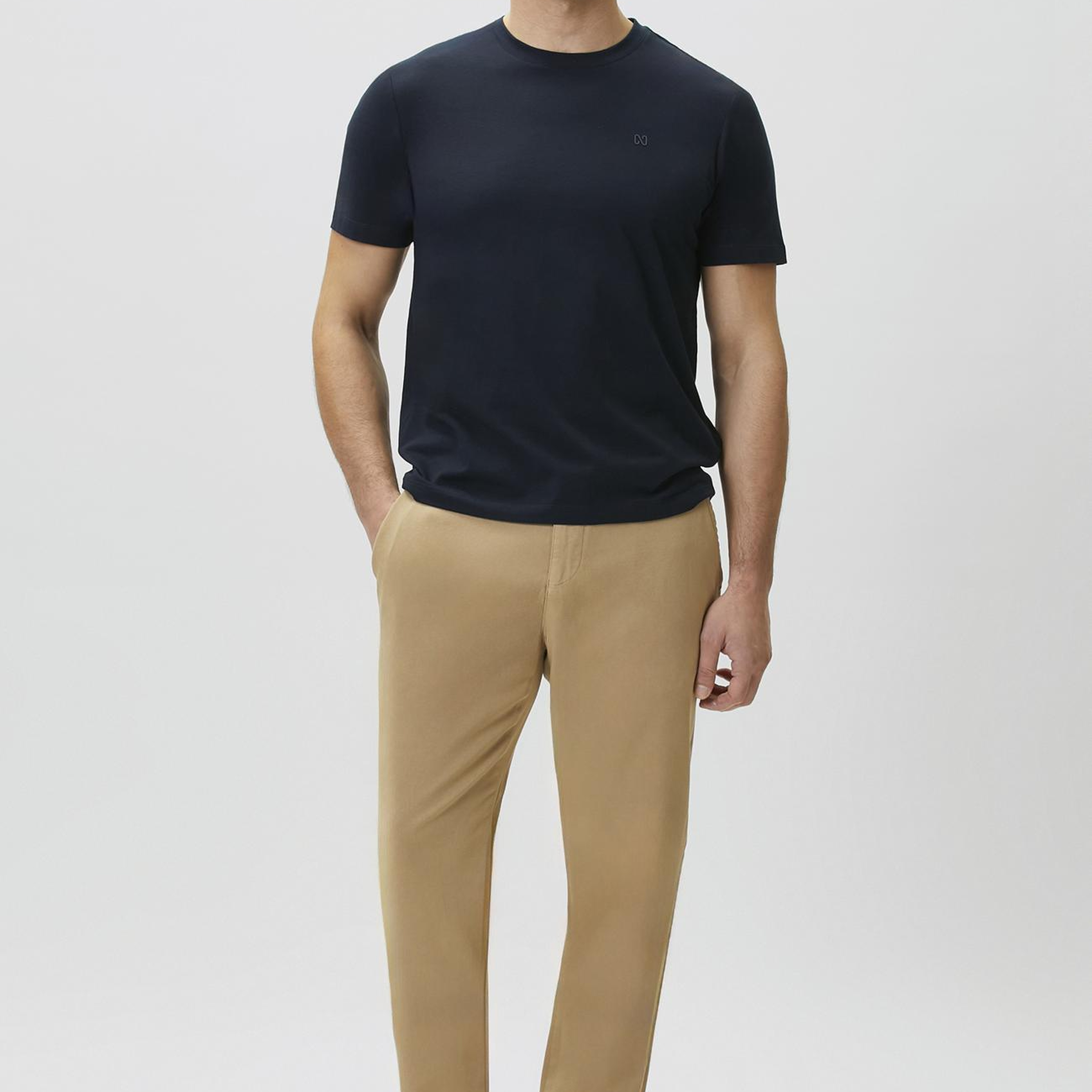Network Erkek Camel Diyagonal Jogger Pantolon