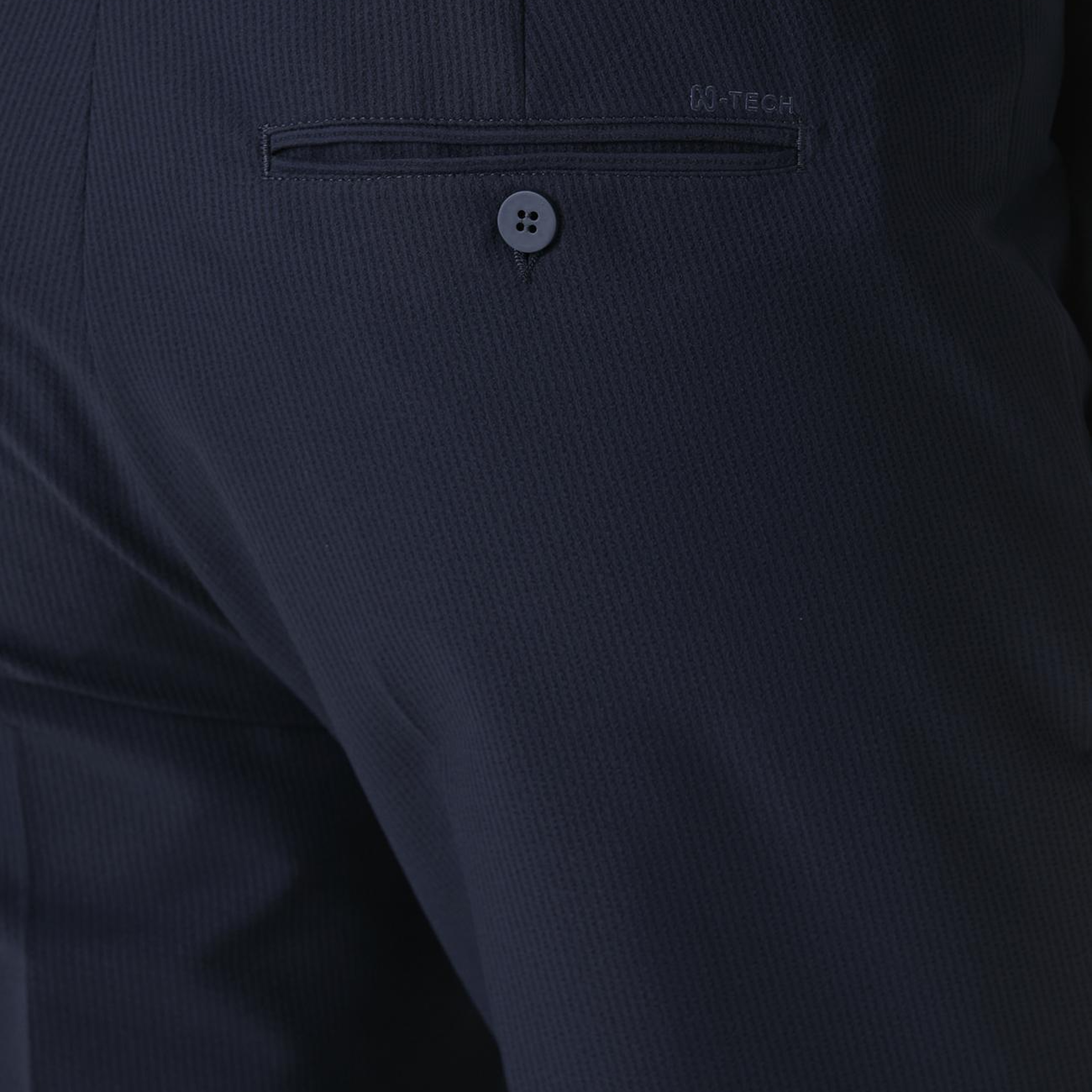 Network Erkek N-Tech Lacivert Gofreli Jogger Pantolon