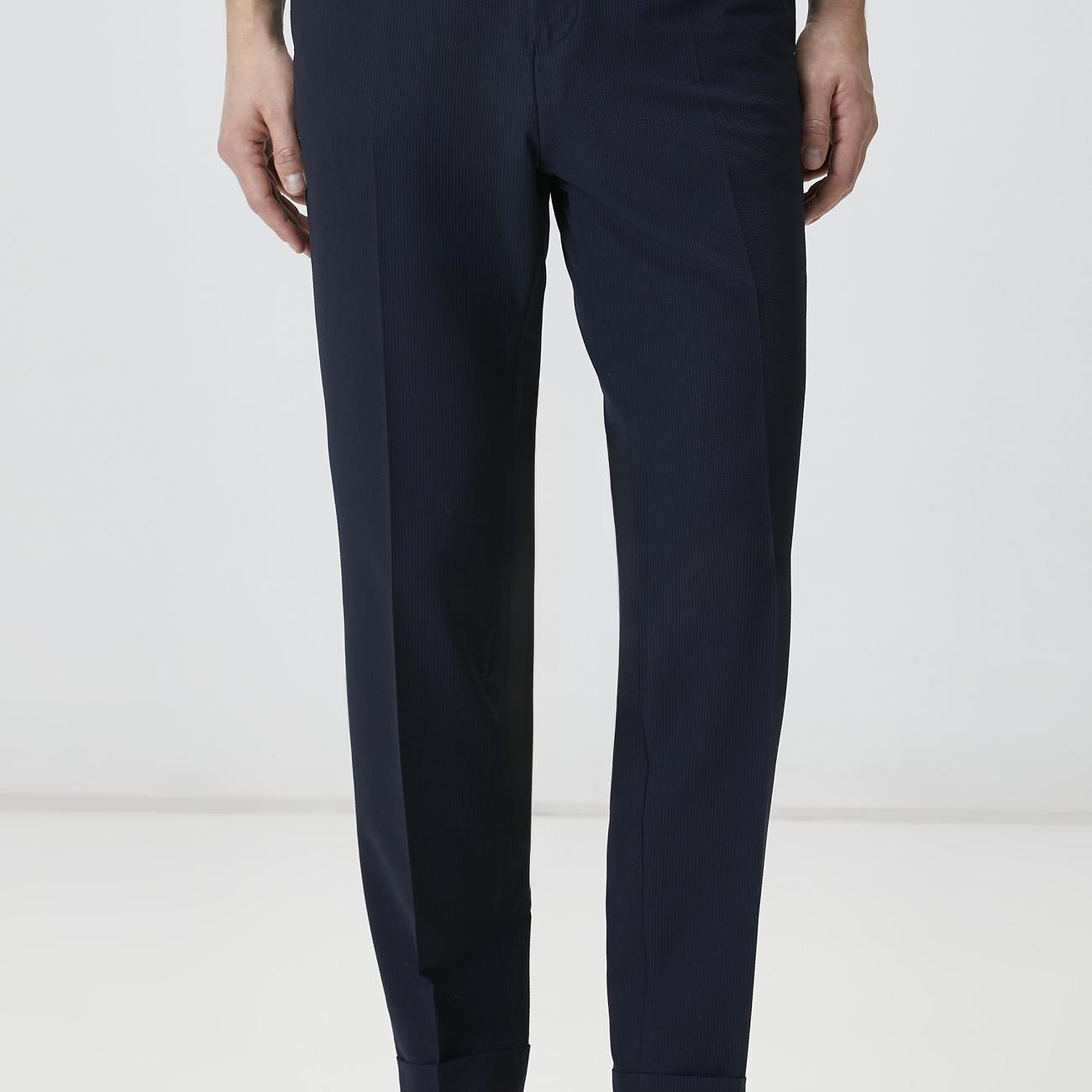 Network Erkek N-Tech Lacivert Gofreli Jogger Pantolon