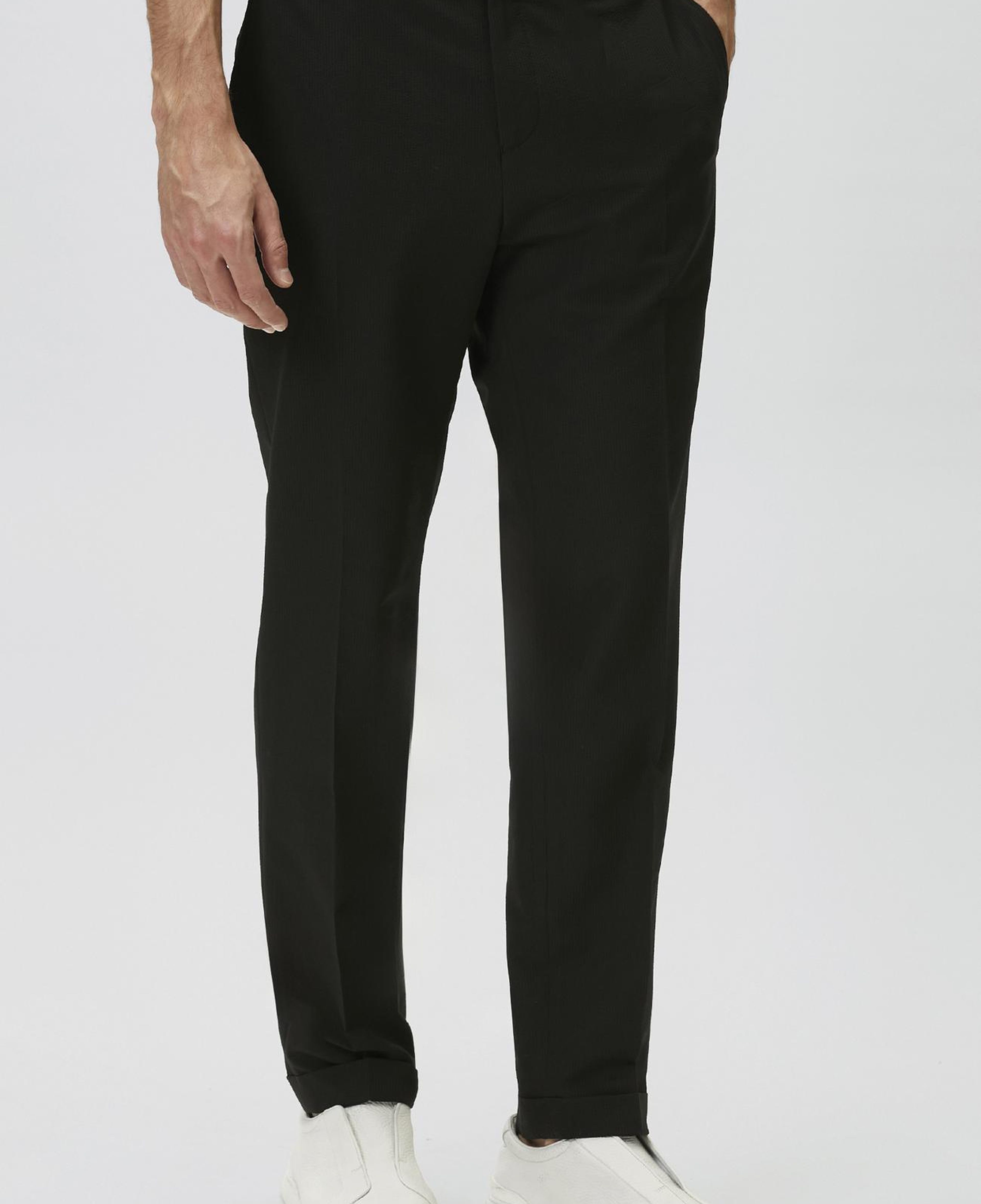 Network Erkek N-Tech Siyah Gofreli Jogger Pantolon