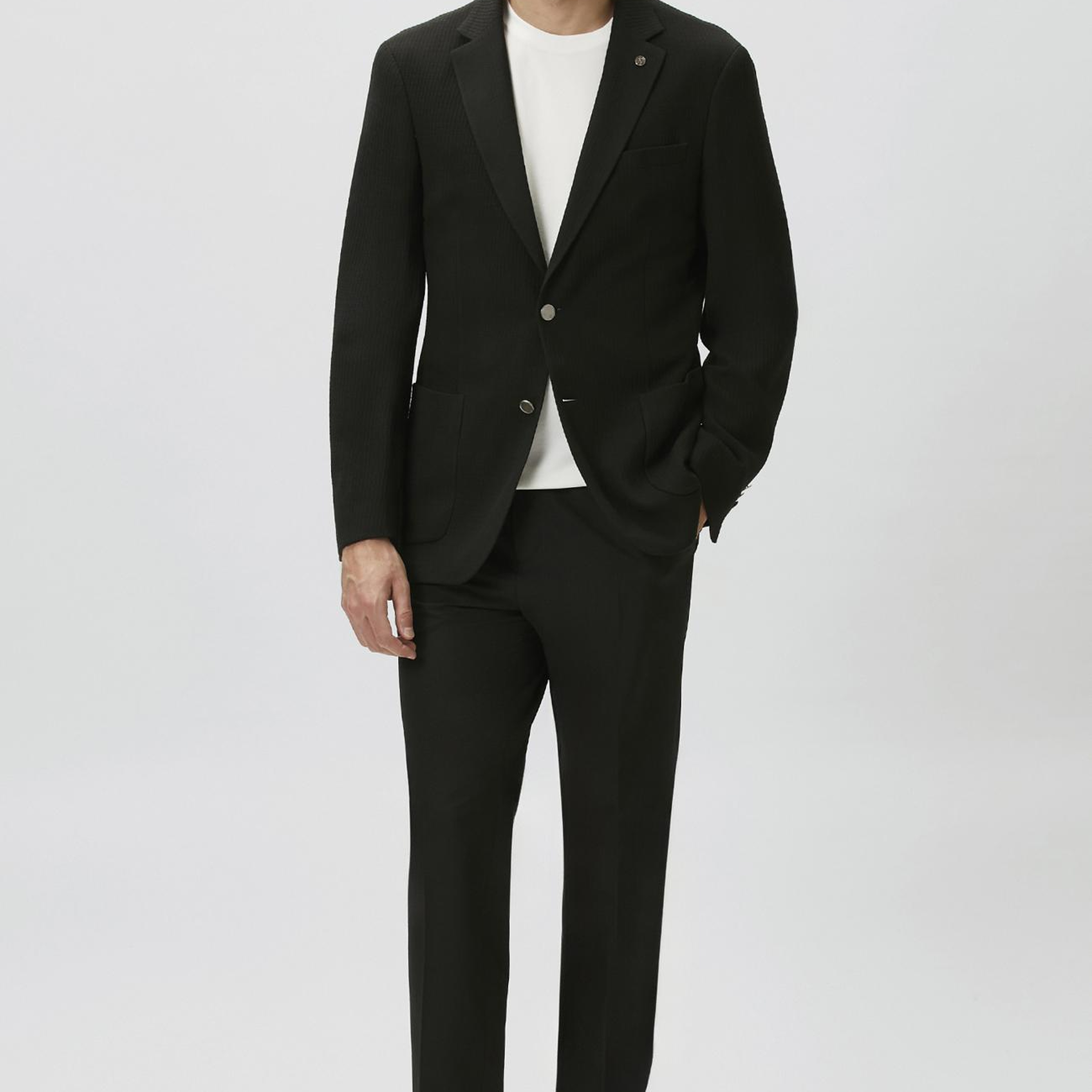 Network Erkek N-Tech Siyah Gofreli Jogger Pantolon
