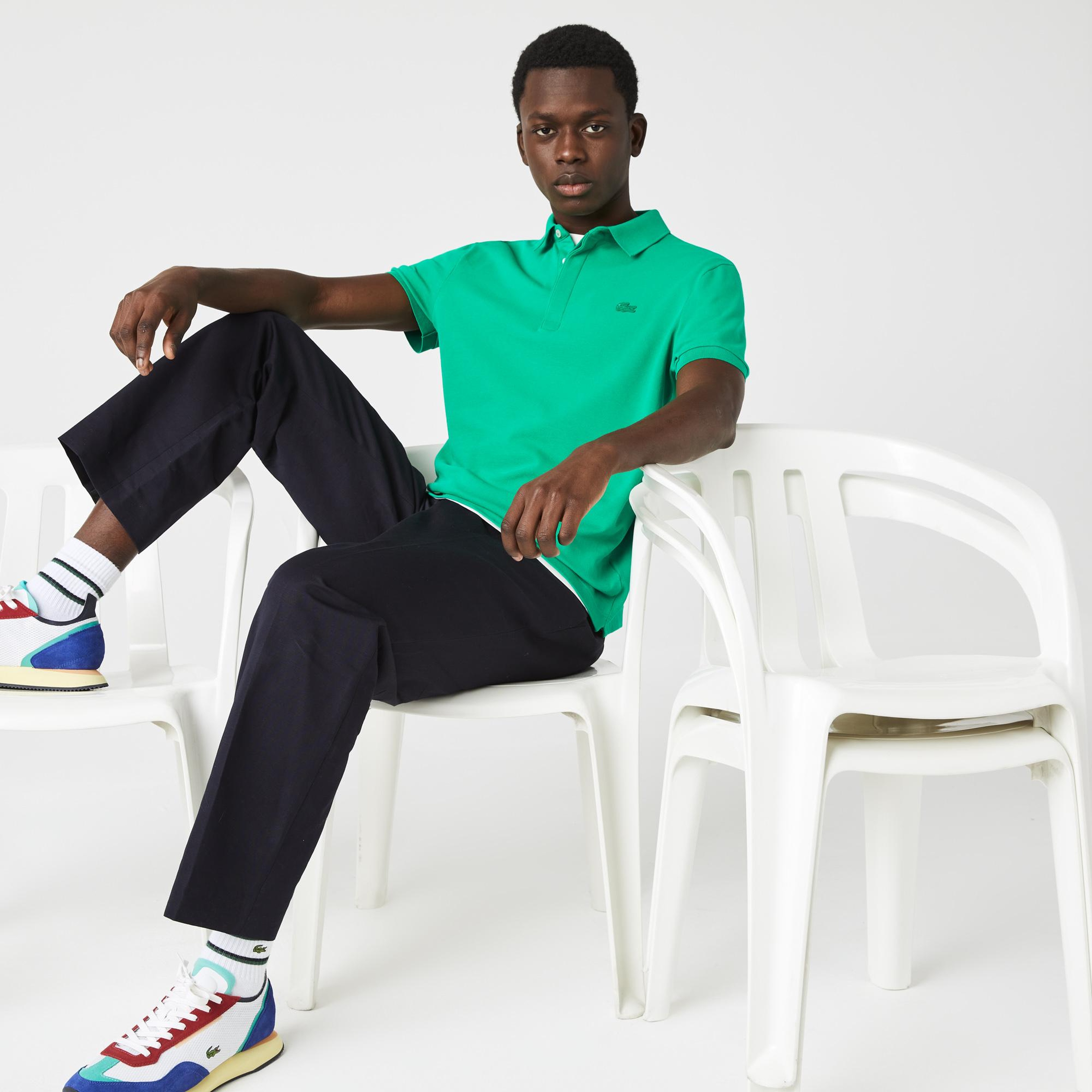 Erkek Regular Fit Yeşil Paris Polo
