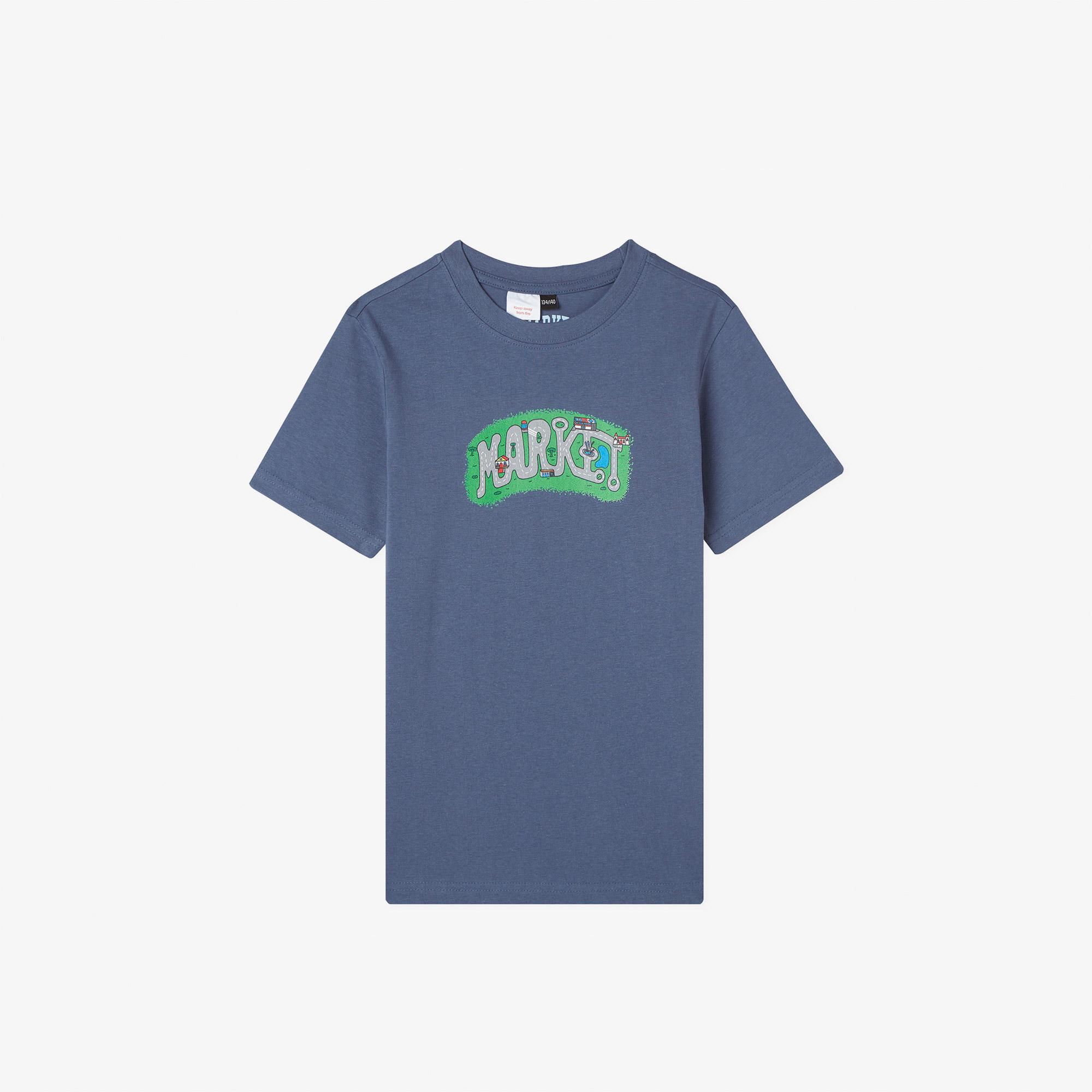 Market City Streets Çocuk Mavi T-Shirt