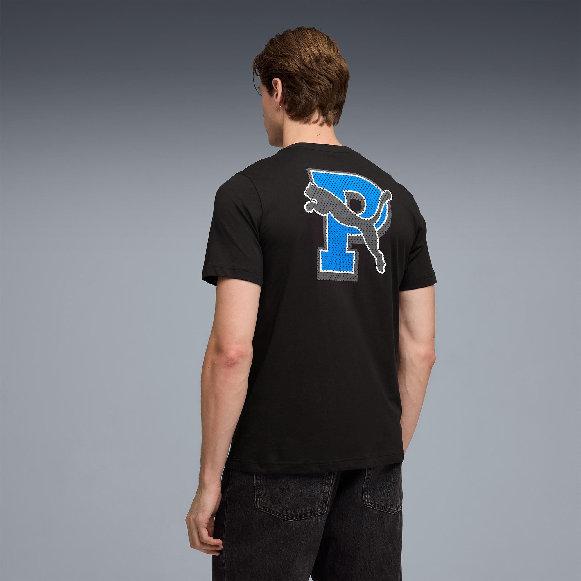 Puma Graphic  Erkek Siyah T-Shirt
