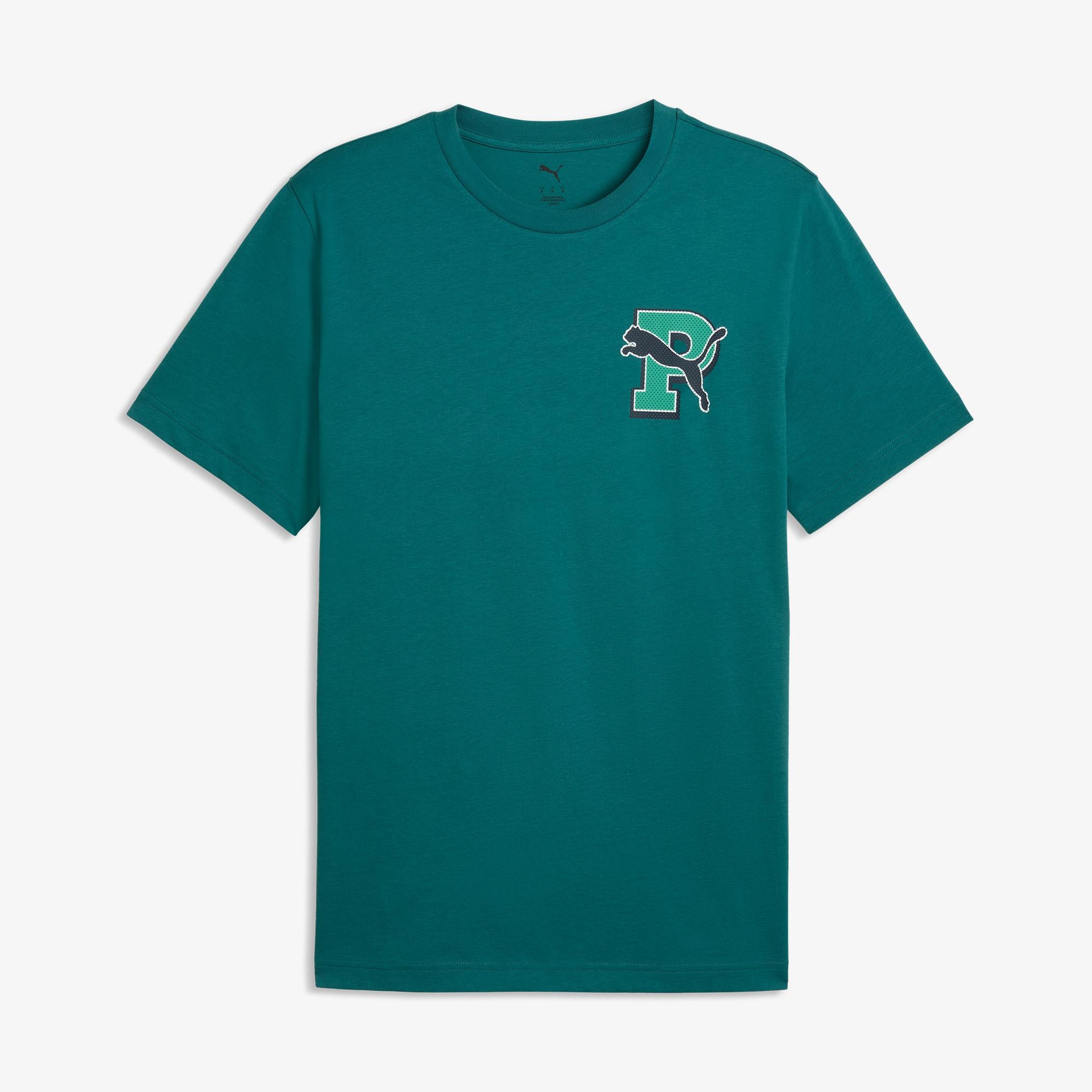 Puma Graphic  Erkek Yeşil T-Shirt