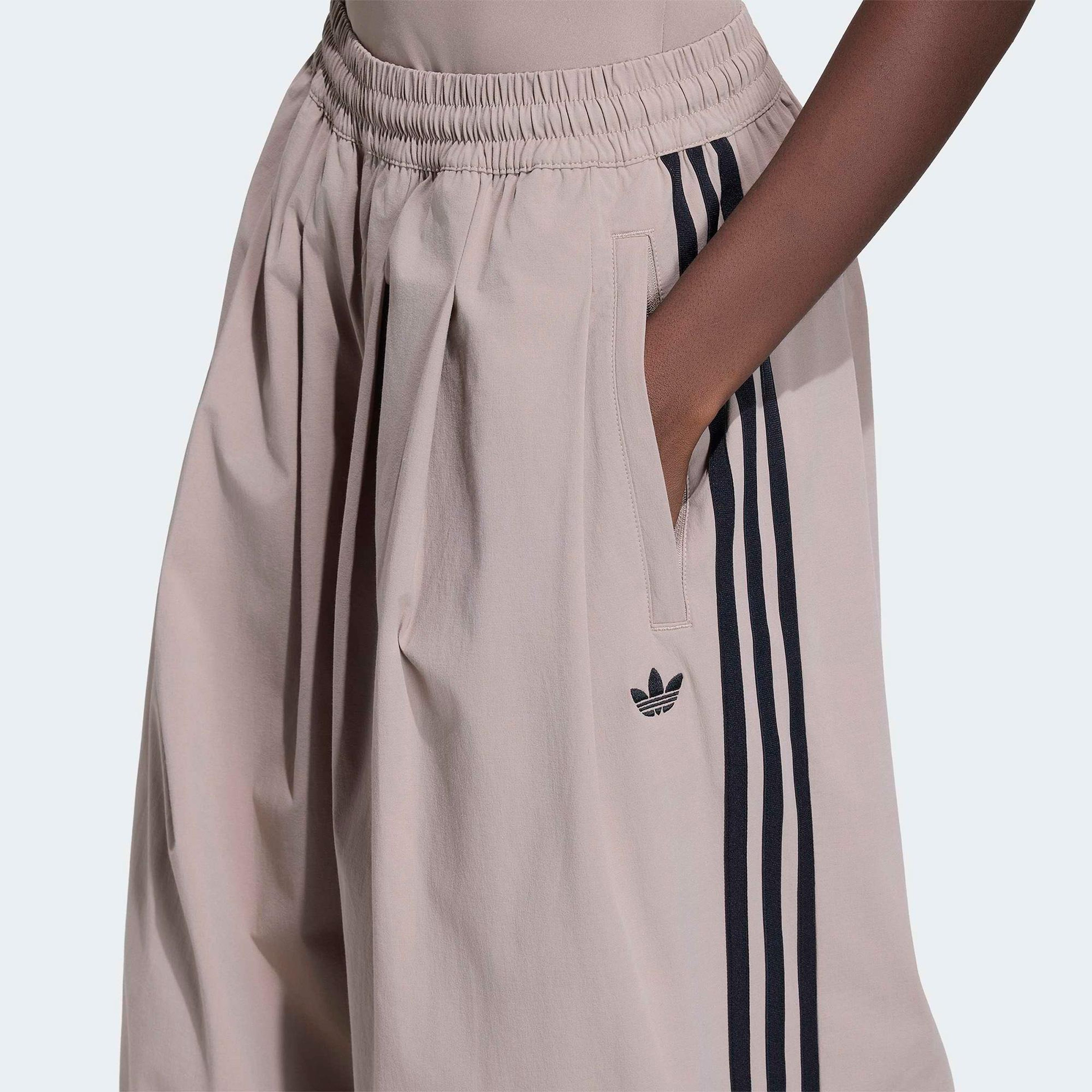 adidas Pleated Tp Kadın Kahverengi Eşofman Altı