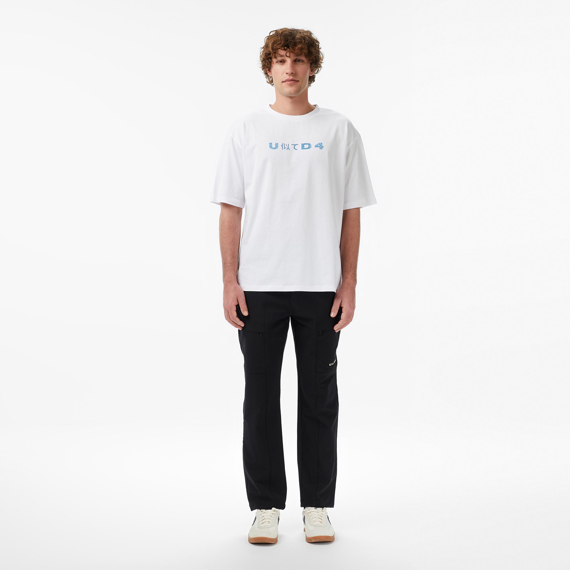 UNITED4 Regular Fit Erkek Bej T-Shirt