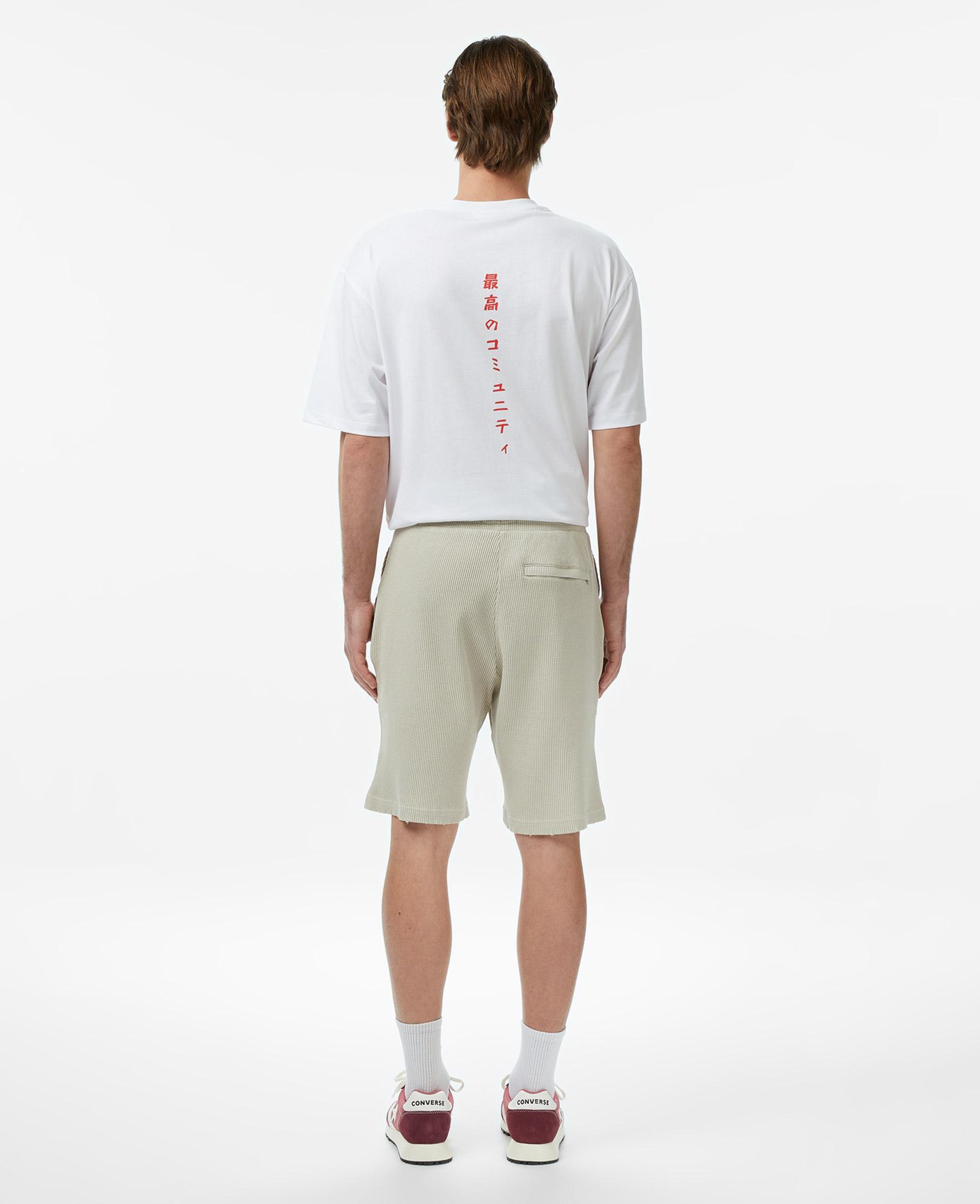 UNITED4 Regular Fit Erkek Krem Şort