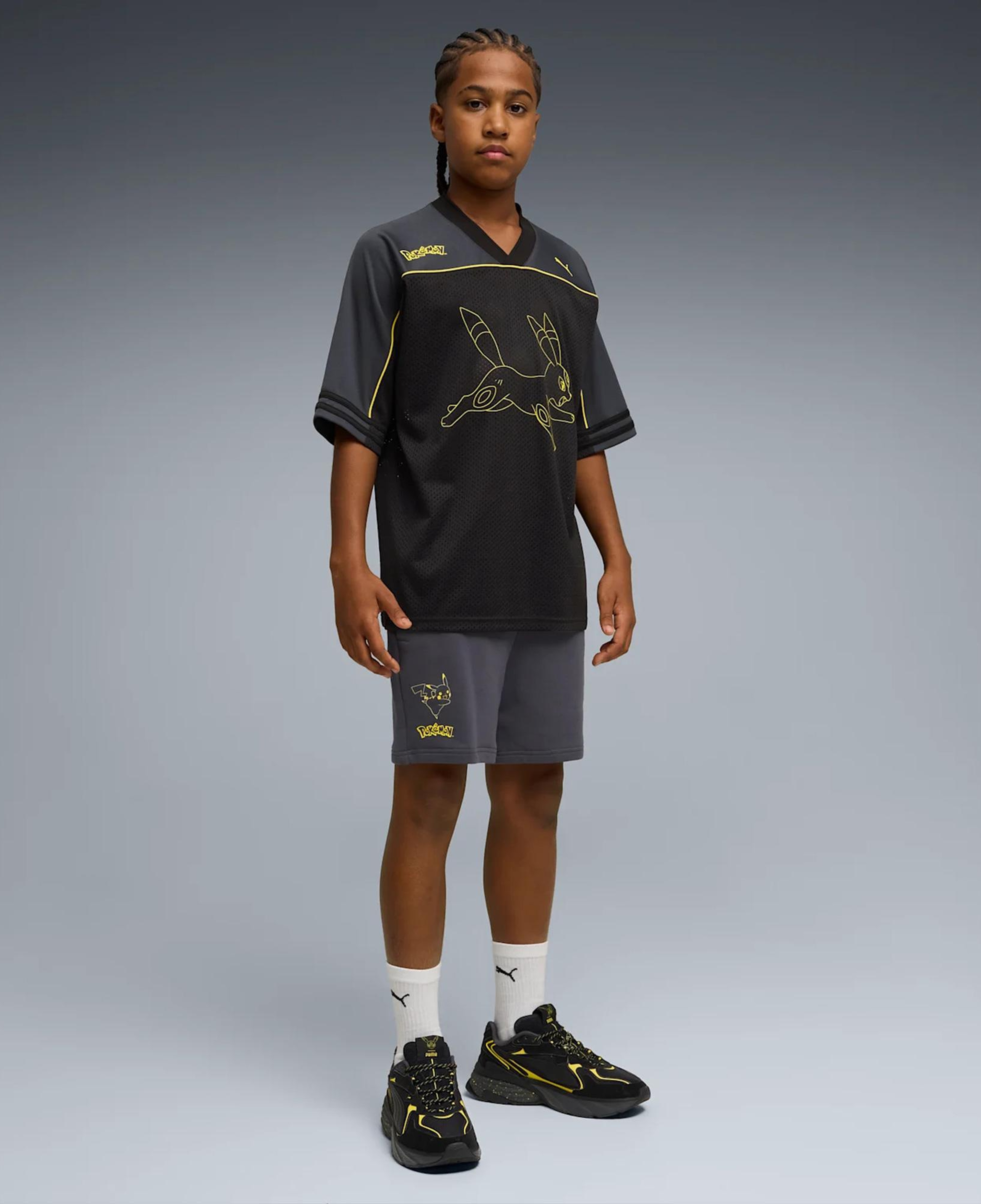 Puma X Pokemon Çocuk Siyah Forma